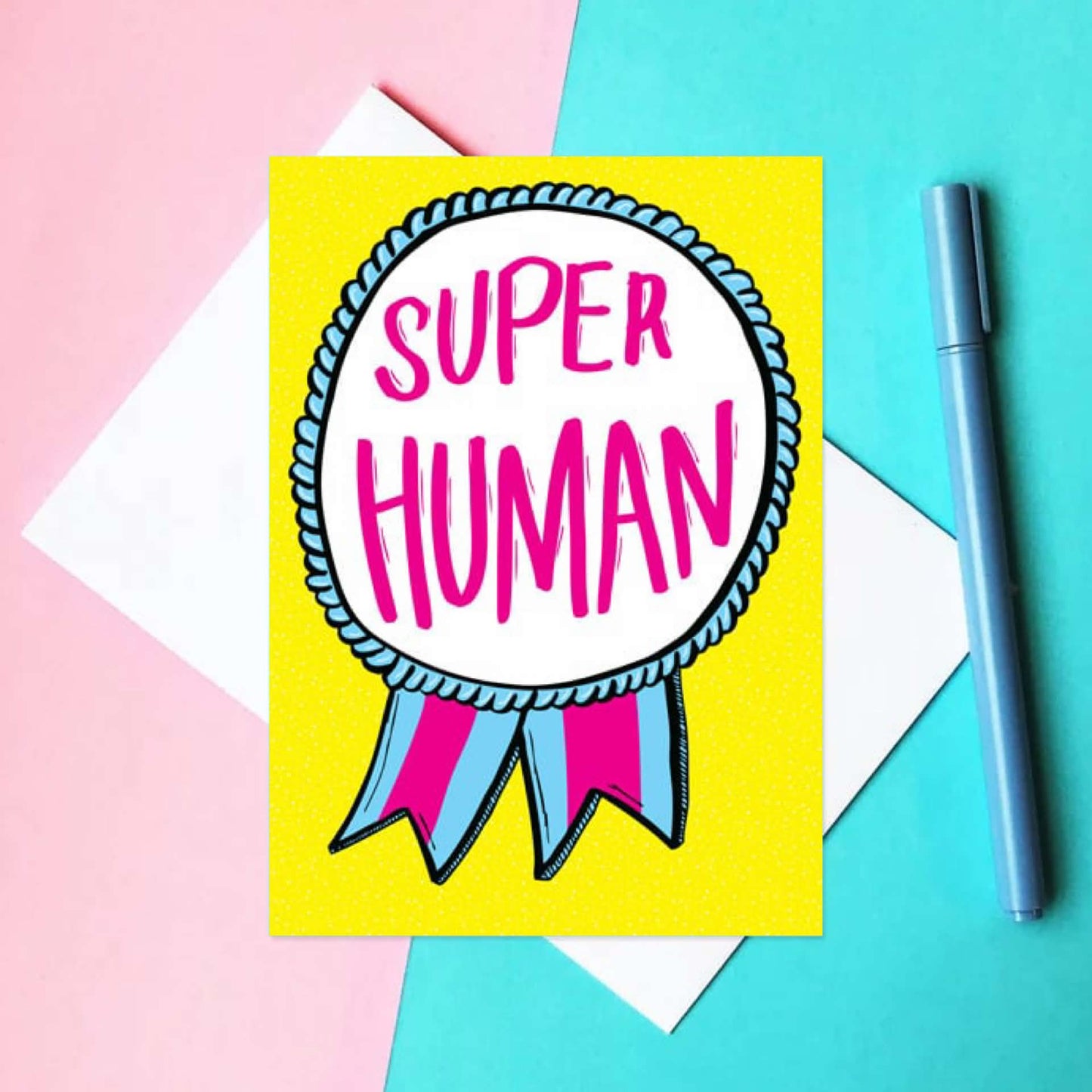 ABLE & GAME- Super Human - Blank Greeting Cards
