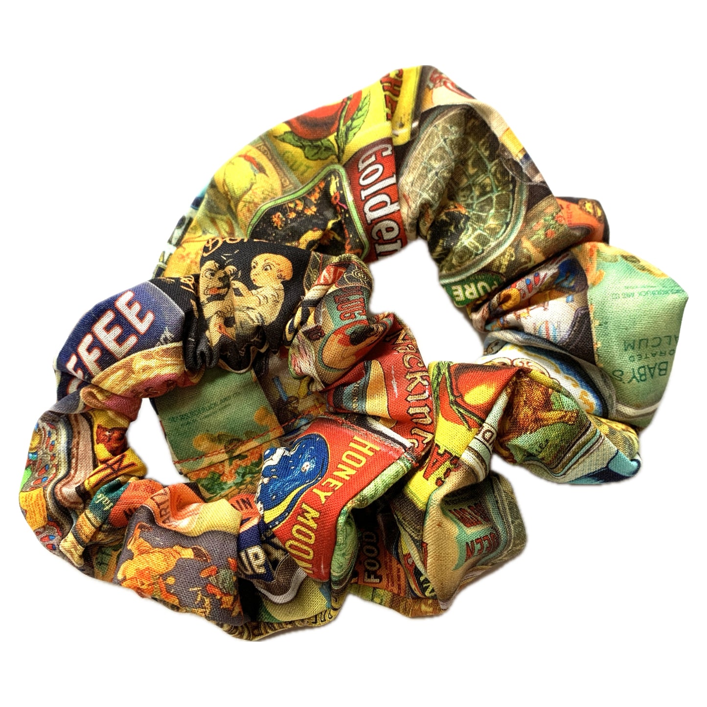 MUMMA WHOOPEE - JUMBO "Vintage Tins" SCRUNCHIE
