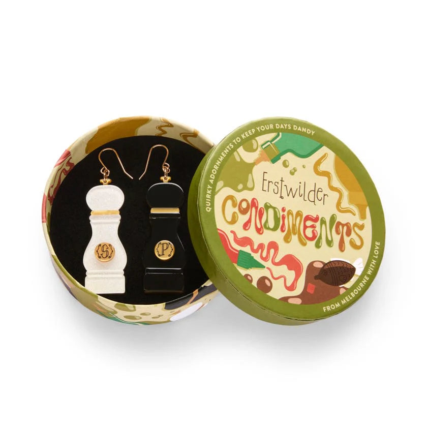 ERSTWILDER - The Daily Grind Drop Earrings - CONDIMENTS COLLECTION