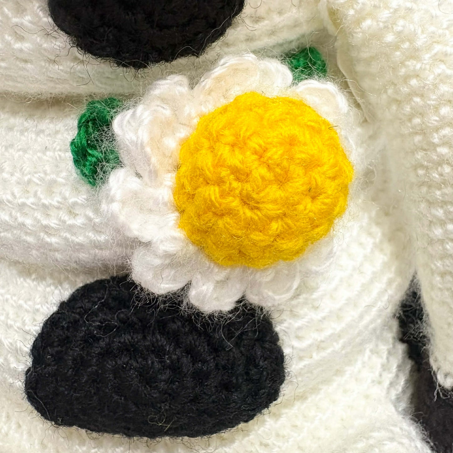 HOOKED BY JEN- DAISY Crochet Stacking Cow