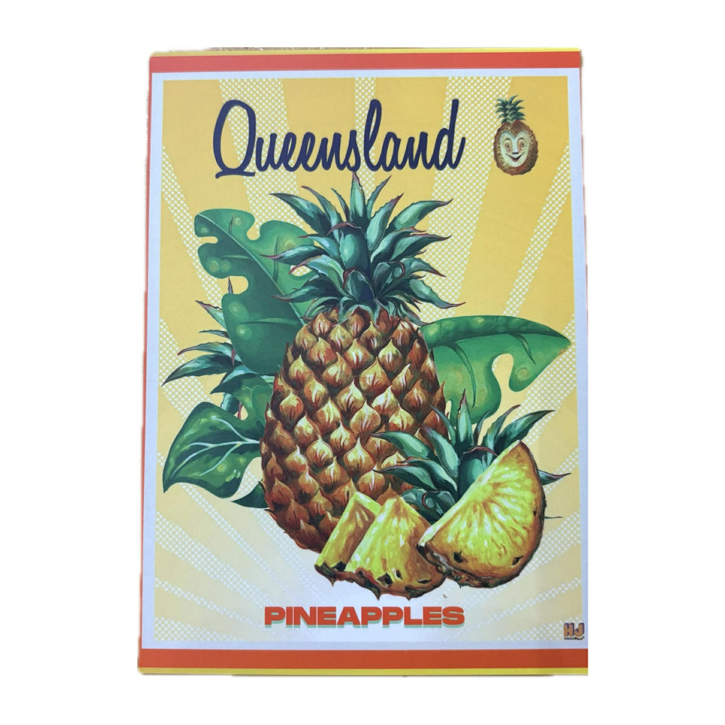 HAYLEY GILLESPIE - "QUEENSLAND PINEAPPLES" POSTCARD