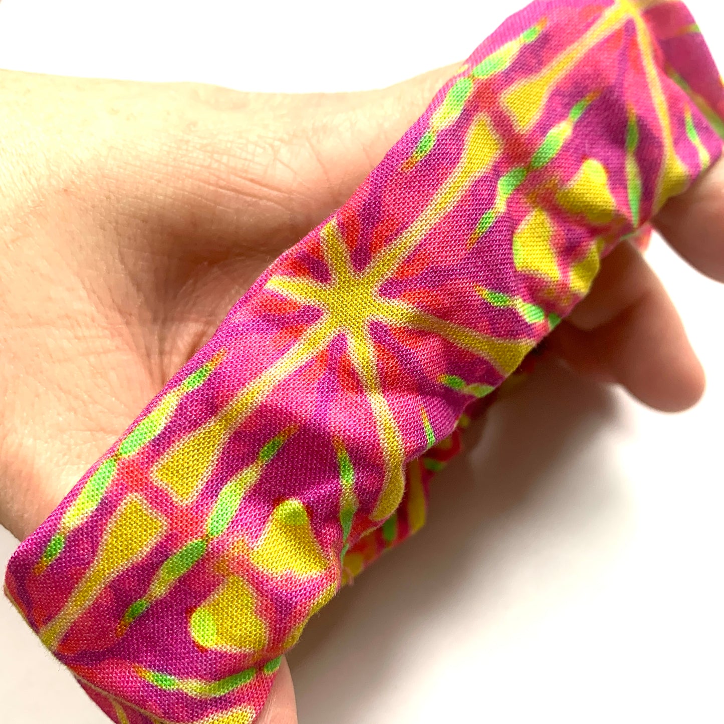 MUMMA WHOOPEE - "Pink Batik" REGULAR SCRUNCHIES