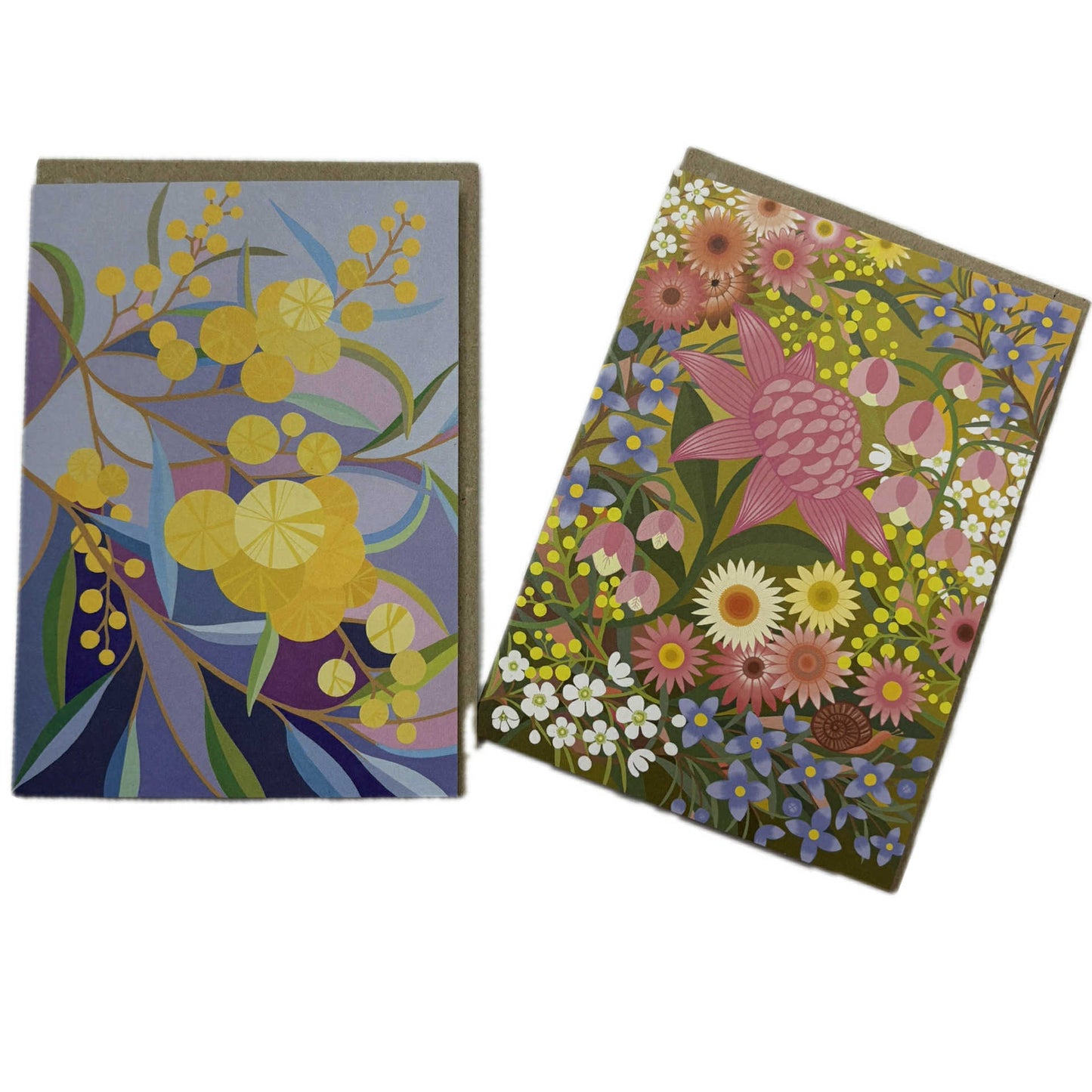 EARTH GREETINGS- Wattle Walk- Greeting Card