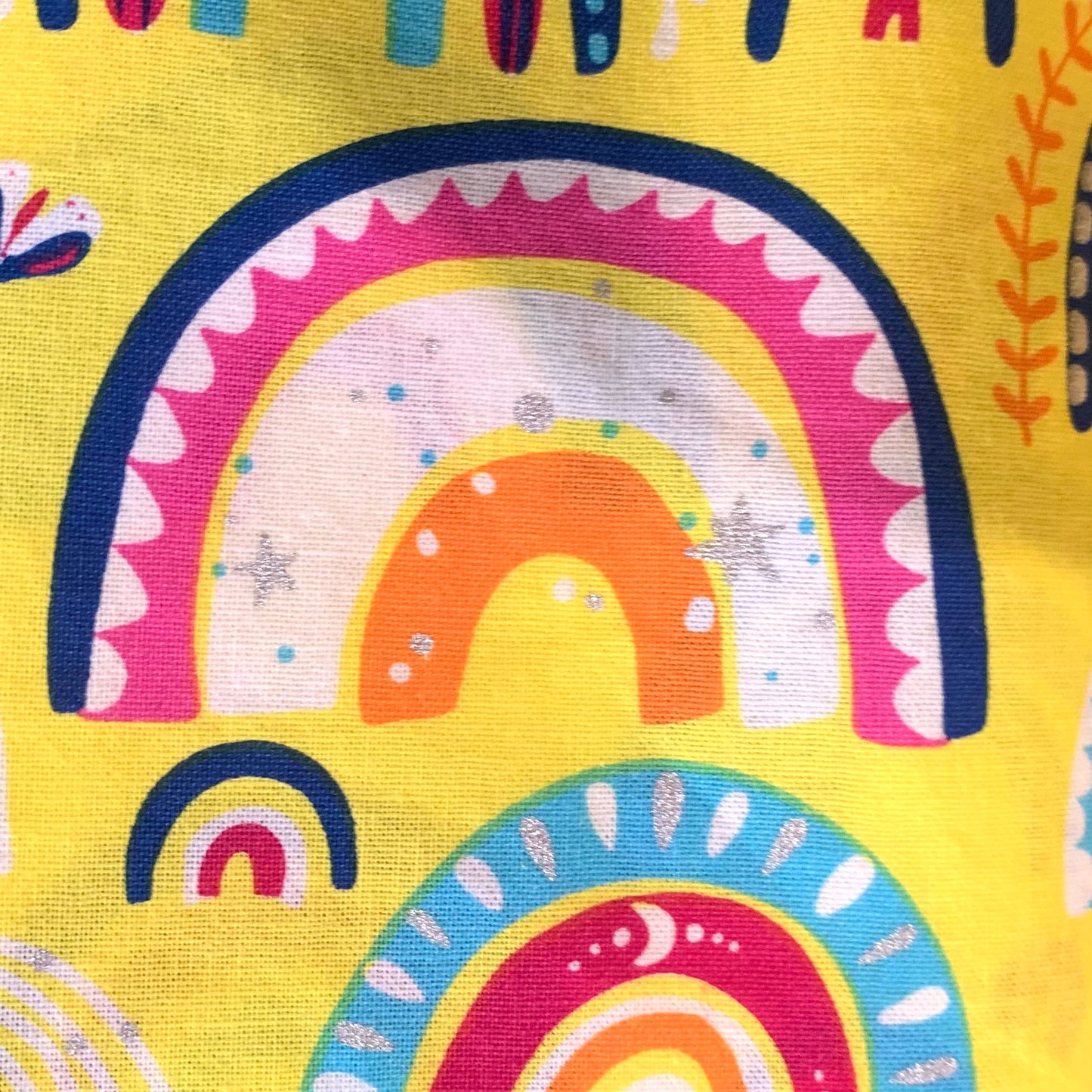 MUMMA WHOOPEE - "Yellow Rainbows" REGULAR SCRUNCHIES