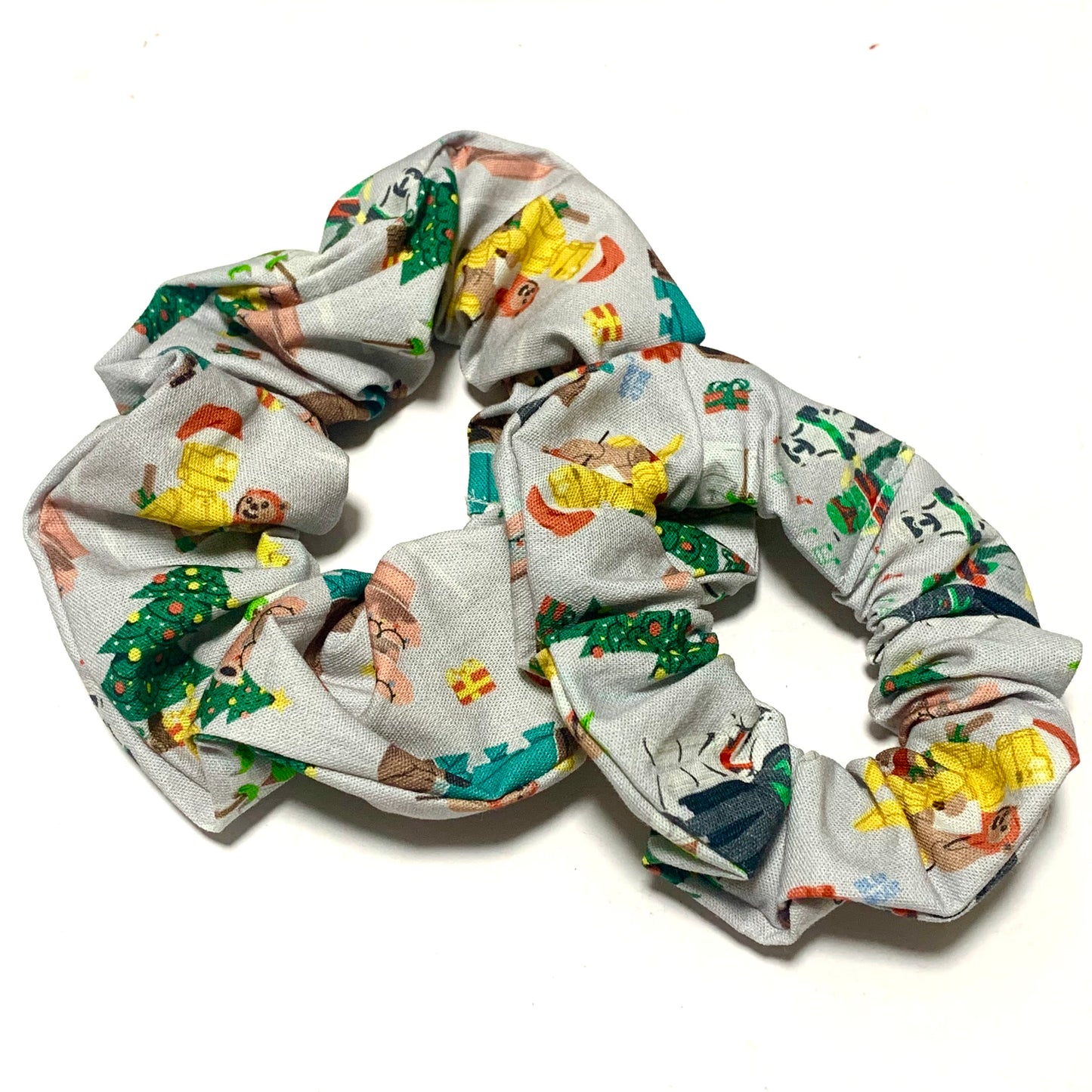 MUMMA WHOOPEE - Regular "Grey Star Wars"- Christmas Scrunchies