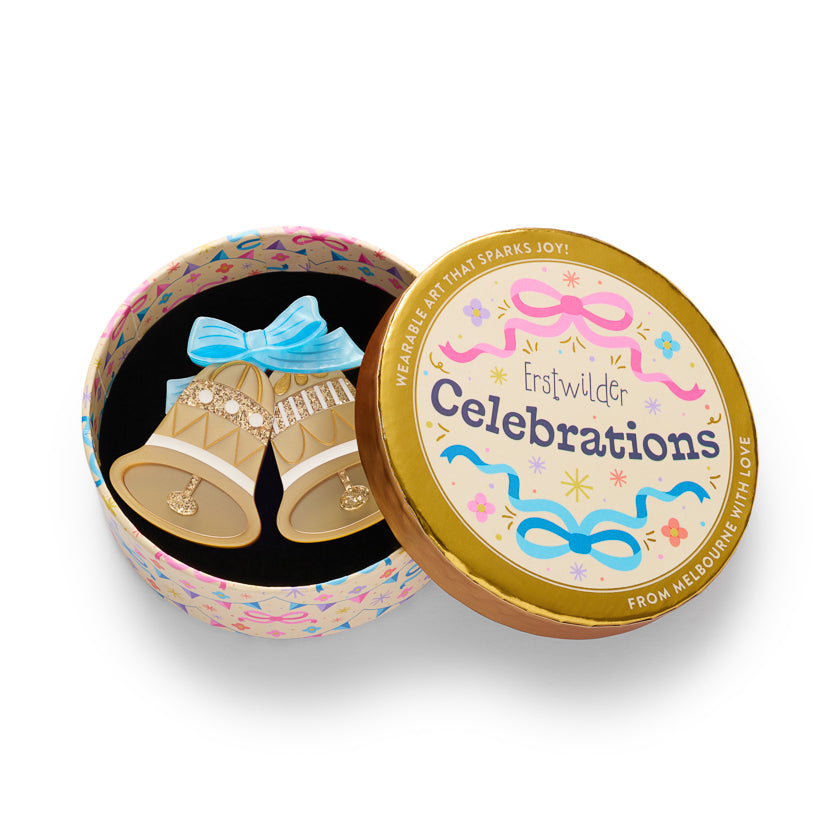 ERSTWILDER - "RINGING TRUE" Brooch - CELEBRATIONS