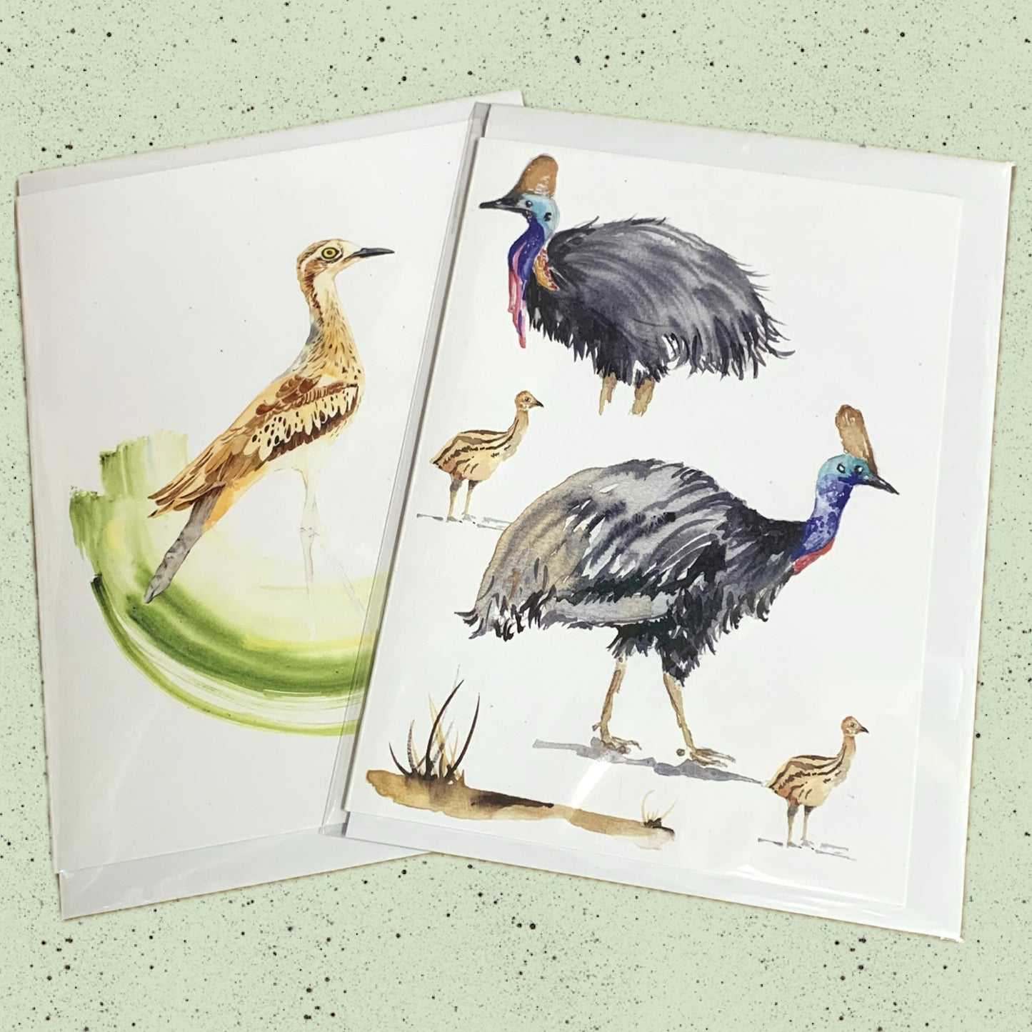 ESZTER'S CREATIONS- "Curlew"- Greeting Card