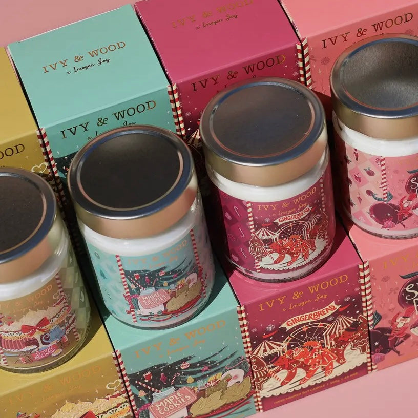 IVY & WOOD - "Lemon Meringue"-Limited Edition Christmas Candle