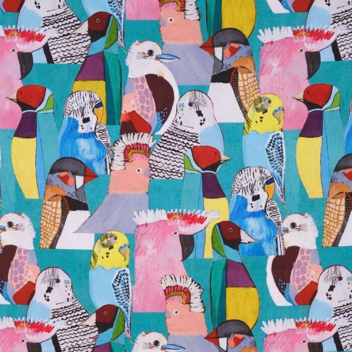 MUMMA WHOOPEE - Regular "Birdie Paradise" Scrunchies