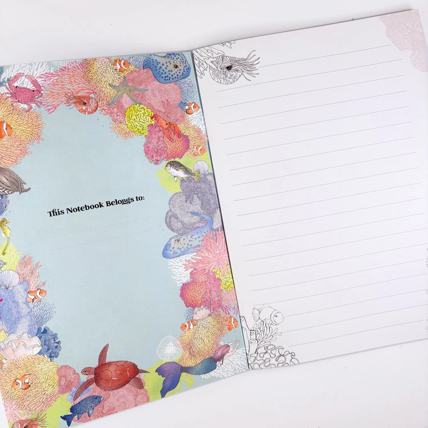 The Scenic Route - "Sea Turtles"- Lined Notebook