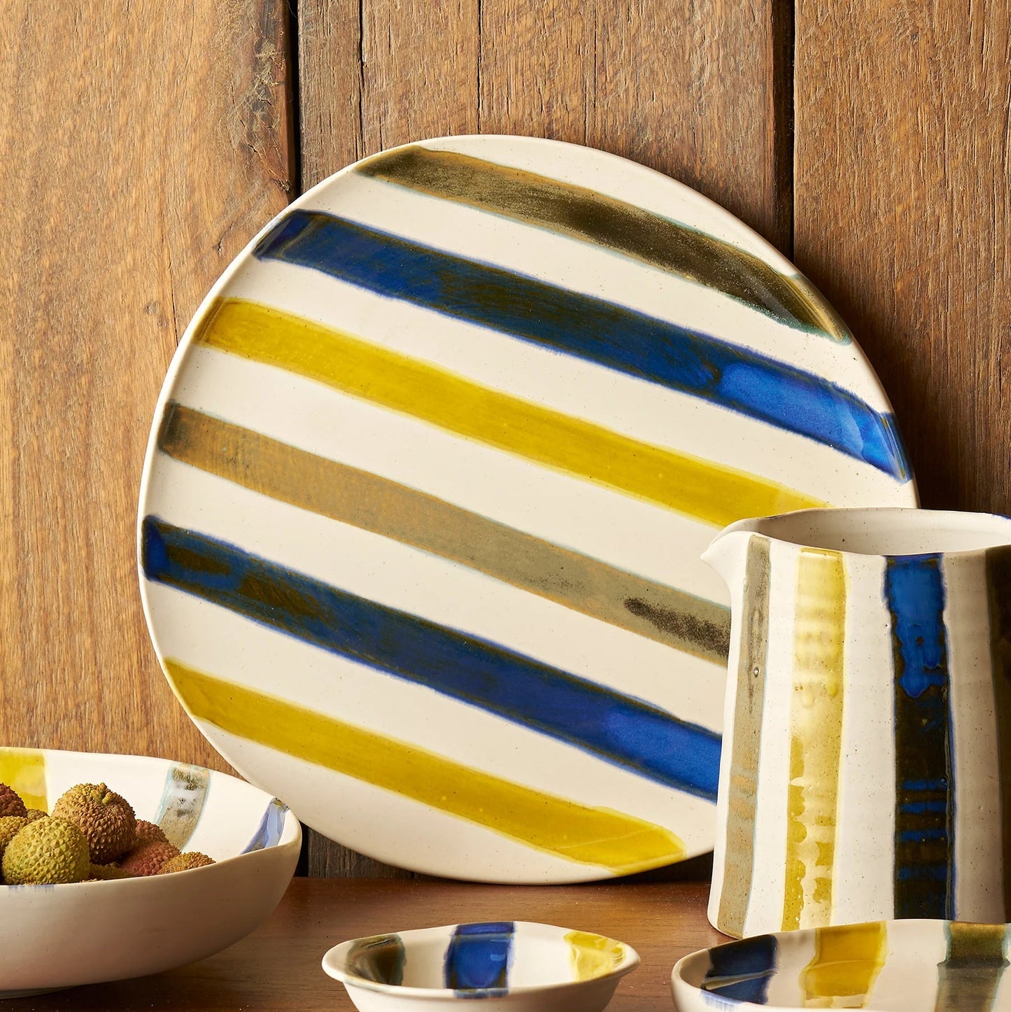 ROBERT GORDON POTTERY - Tear Drop Platter - Mid Summer