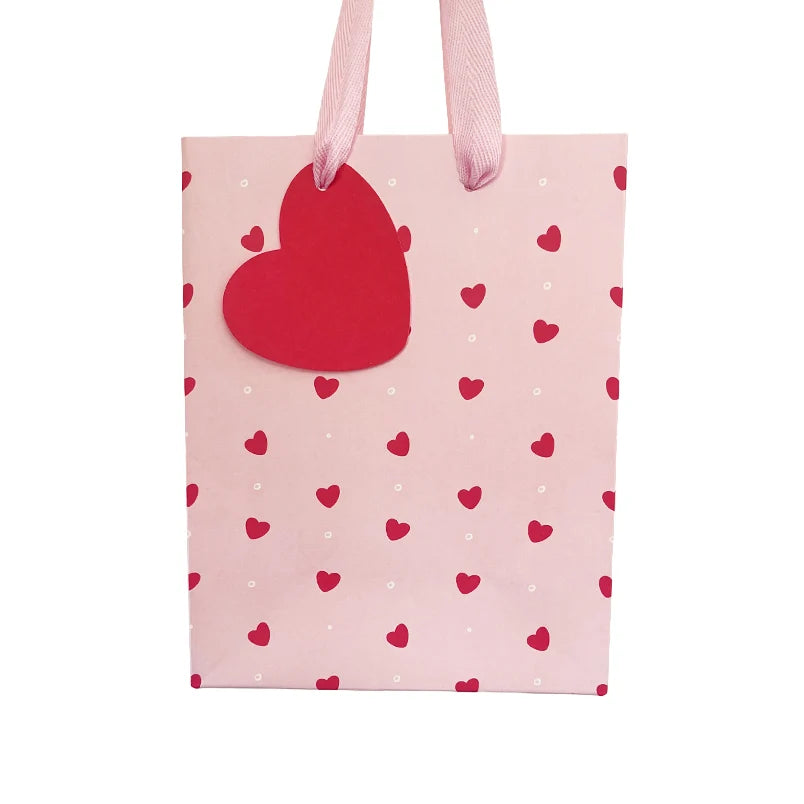 TO THE MOON AND BACK PRINTS - Little Love Hearts - Eco-Friendly Gift Bags