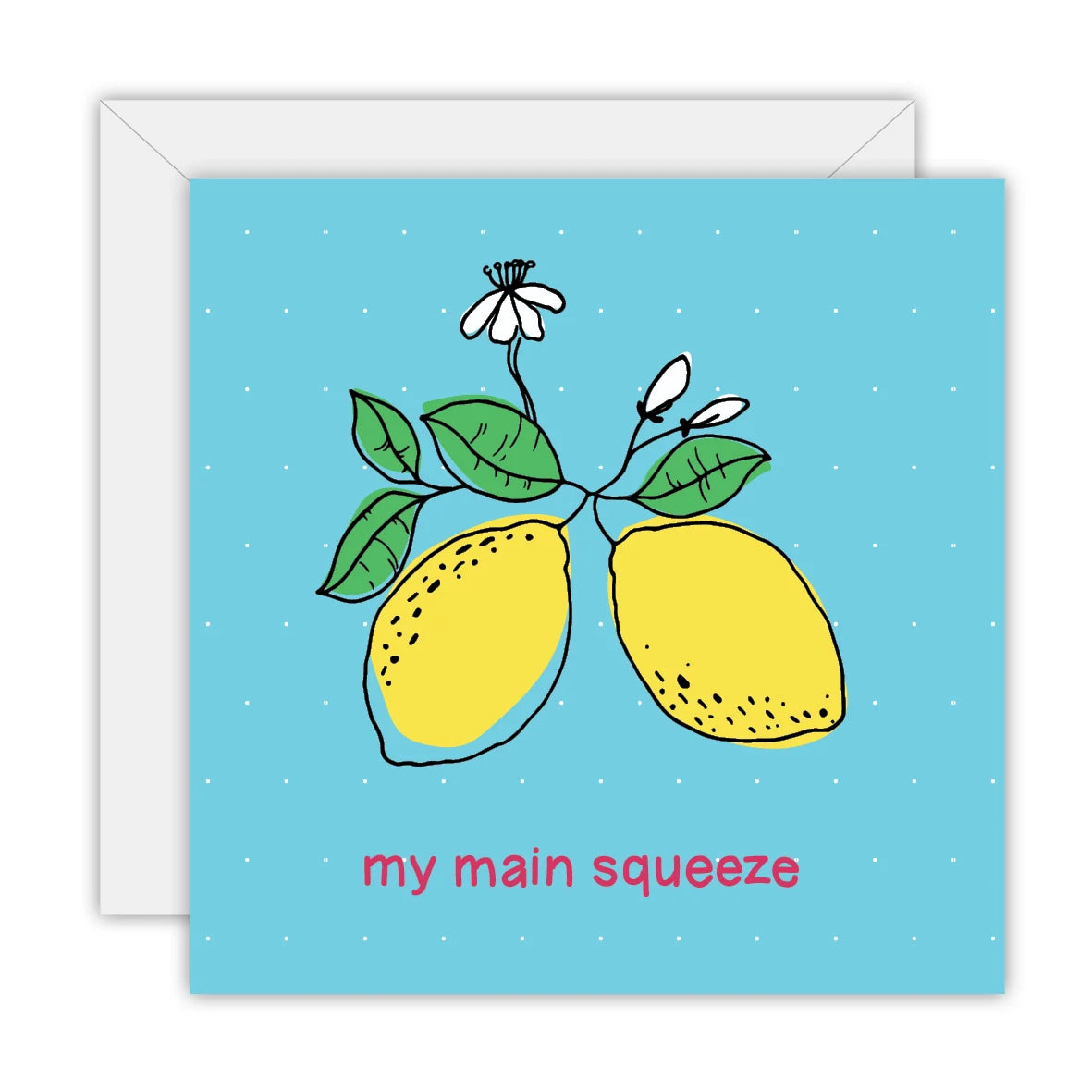 TO THE MOON & BACK PRINTS- "MAIN SQUEEZE"- Greeting Card