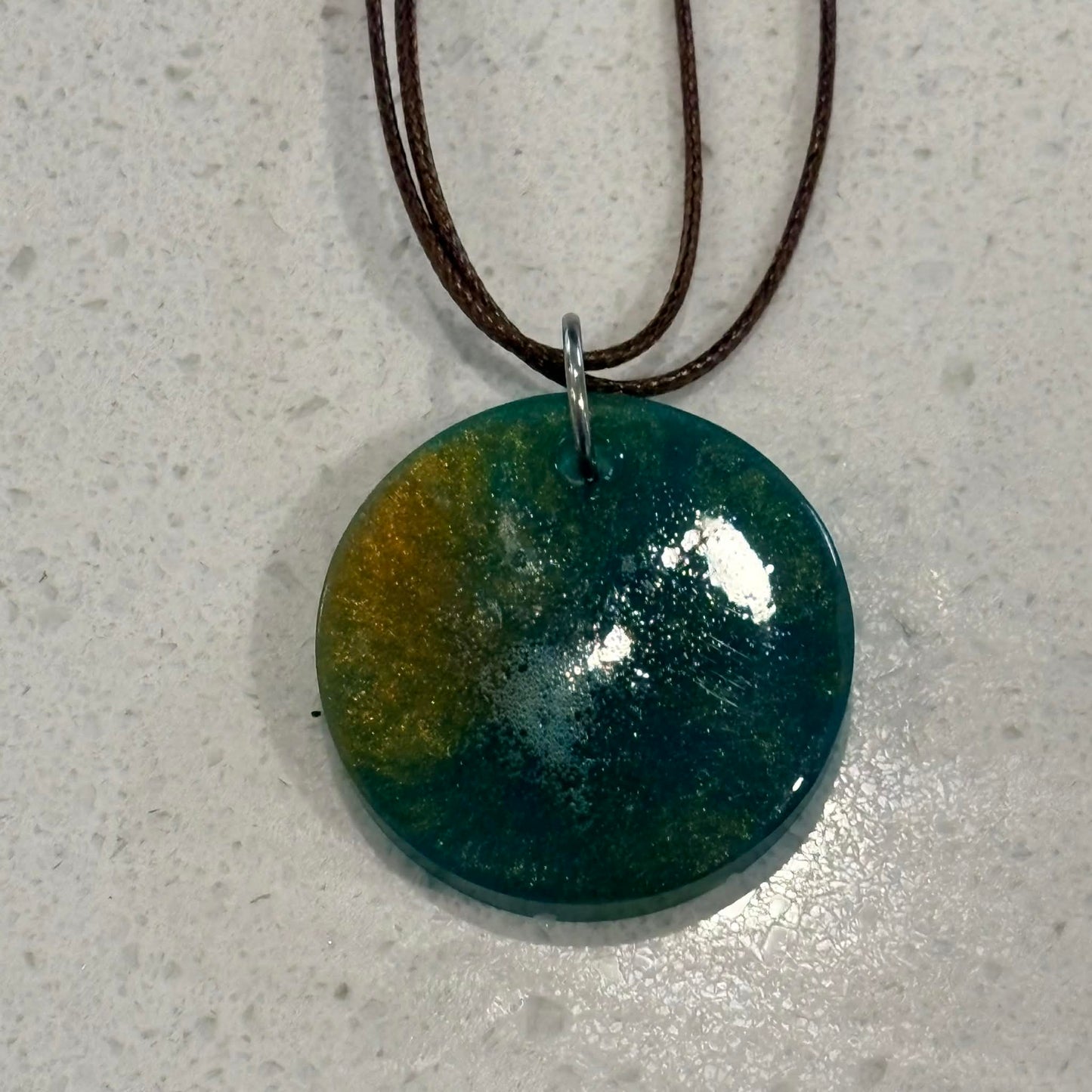 BRENDA STONE ART - Adjustable Ocean Pendant