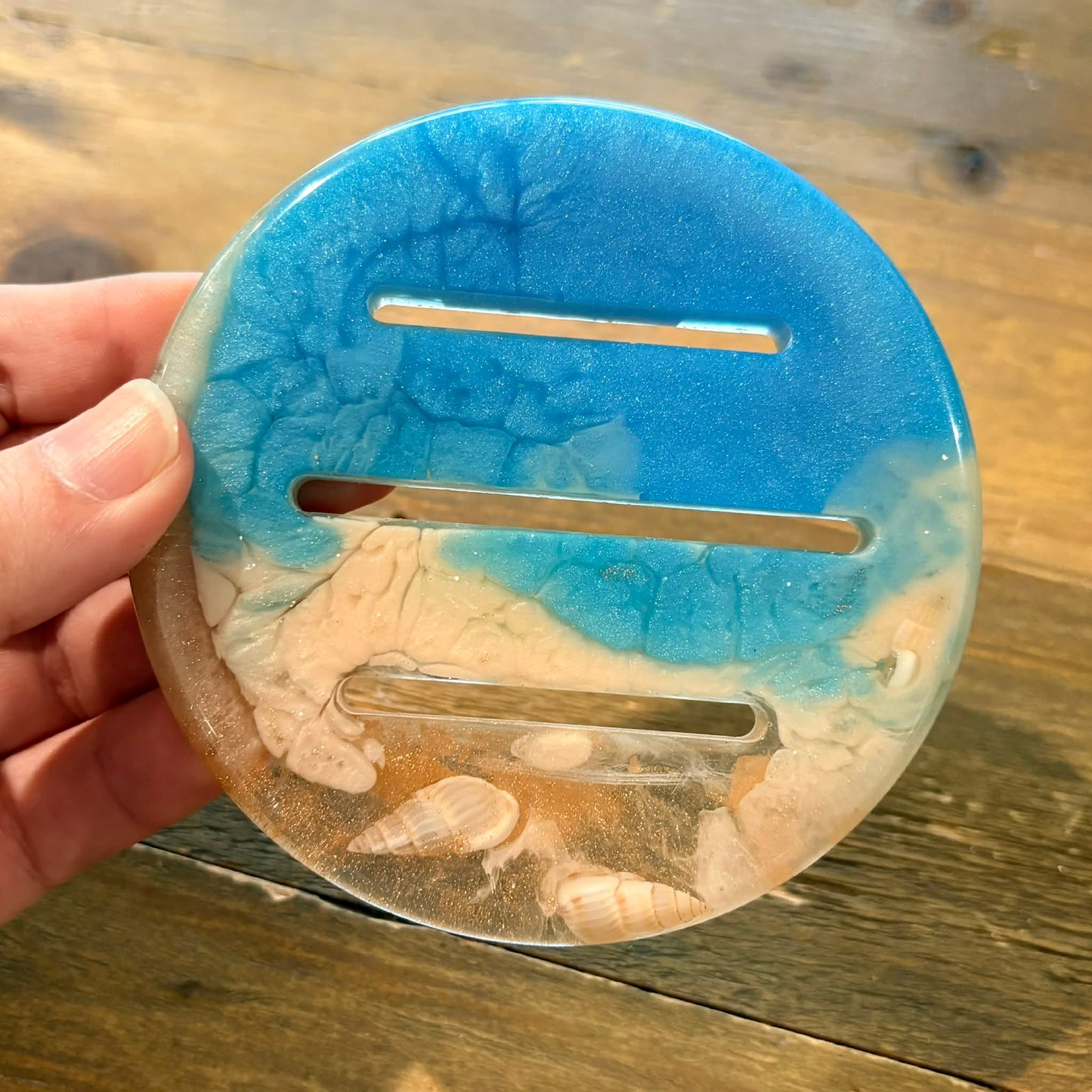 BRENDA STONE ART - Resin Coaster Round