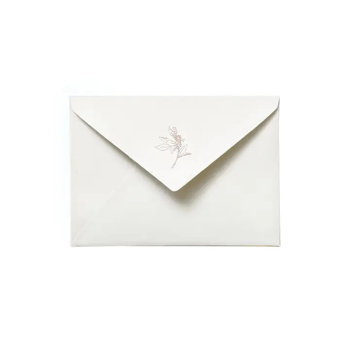 TYPOFLORA - "Natives Thankyou" GREETING CARD