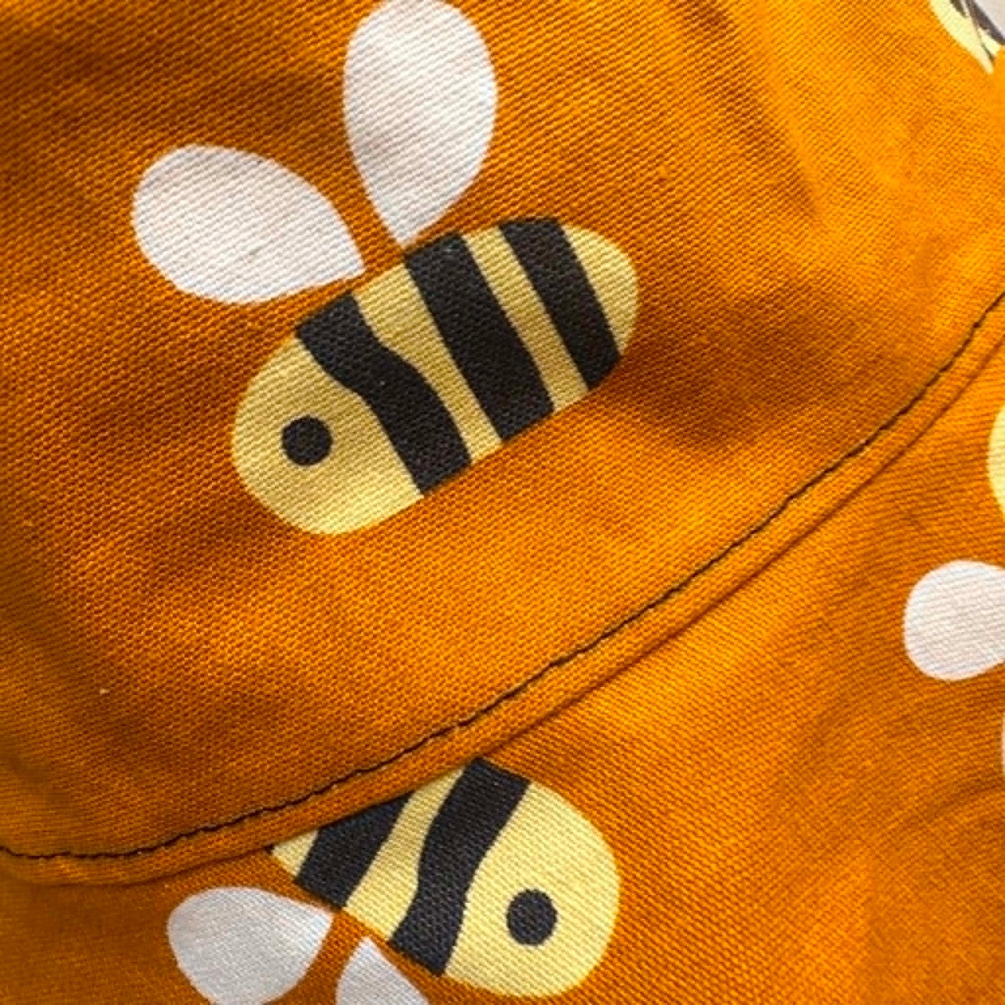 Teacups n Quilts - "Bees" Fabric Hat-Adult Size