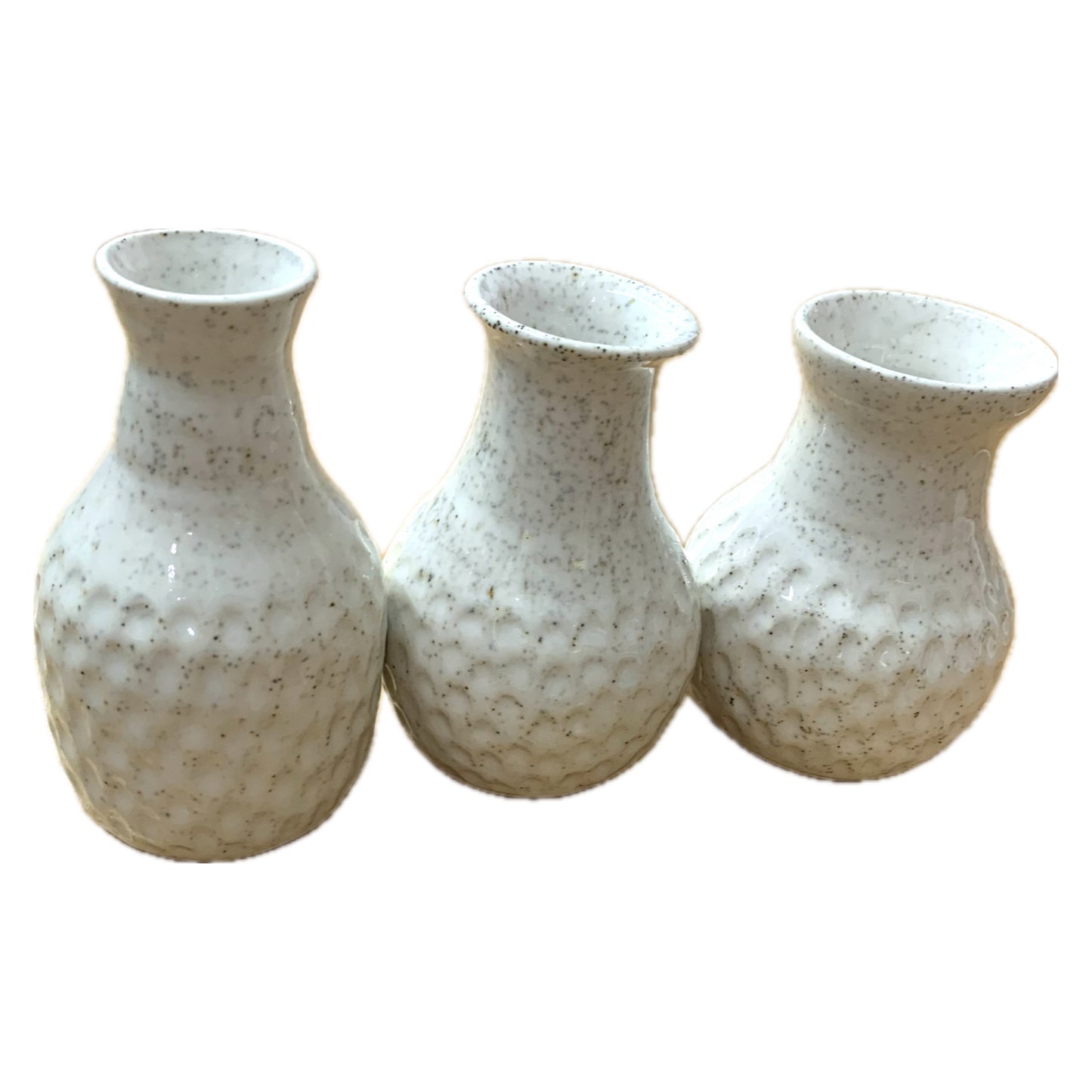 EARTH BY HAND- Small Dimple Vases- #1 Tallest