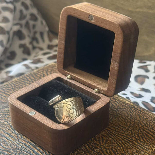 MOLLY MADE - 1950s 'Jasmine' Spoon Handle Wrap Ring