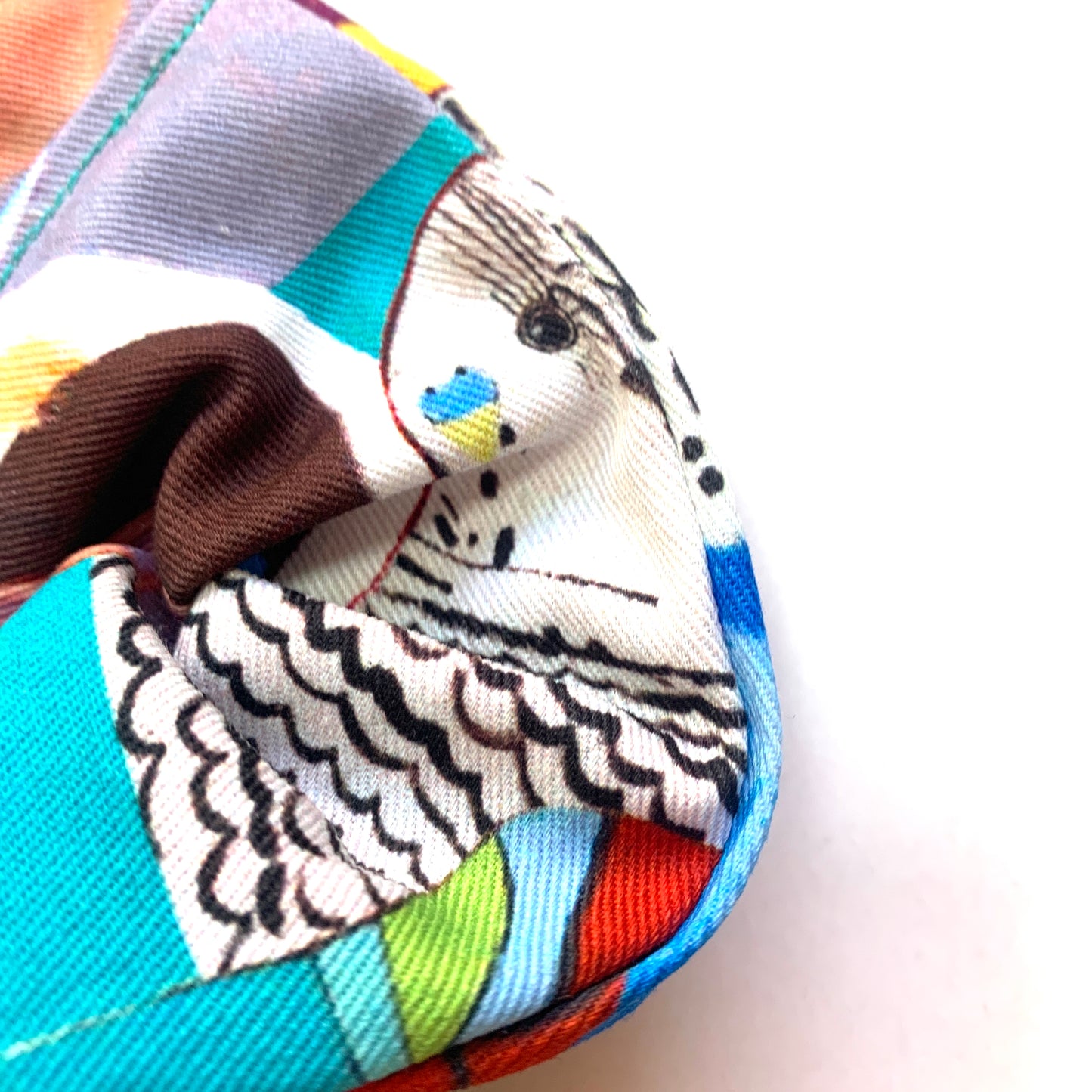 MUMMA WHOOPEE - JUMBO "Birdie Paradise" SCRUNCHIES