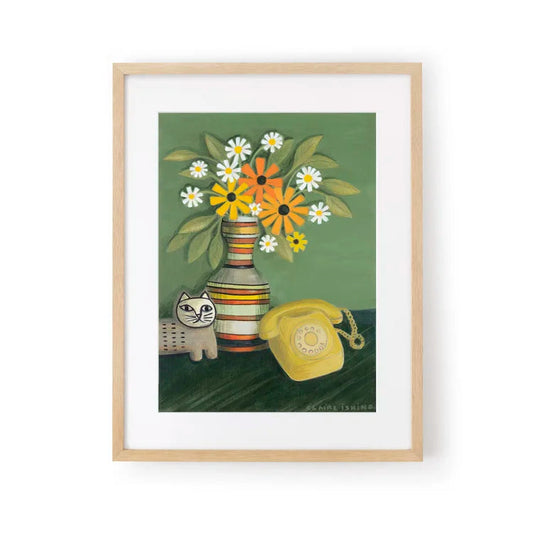 CLAIRE ISHINO- MEDIUM LIMITED EDITION A4 PRINTS- "Call Me"