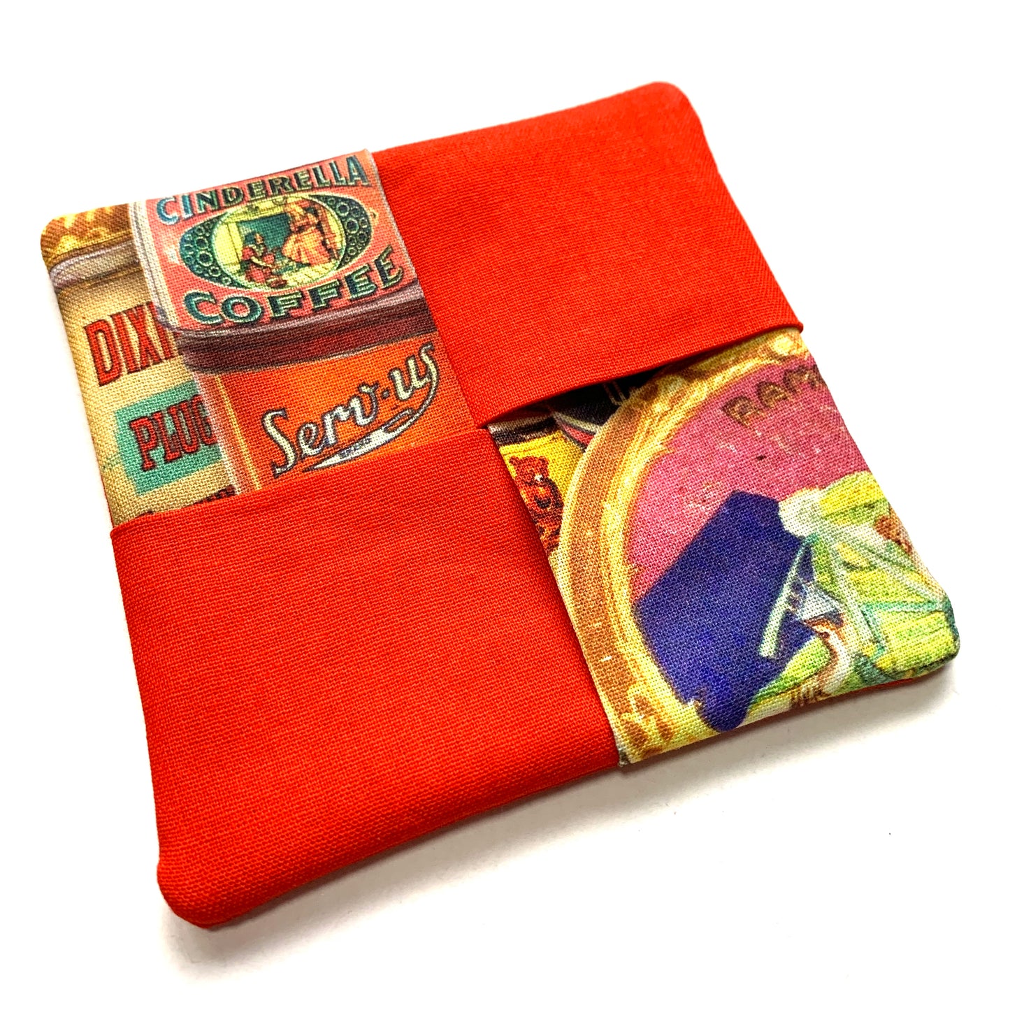 MUMMA WHOOPEE- SINGLE WINE GLASS SLIPPER/COASTERS- Seaworld & Fuschia