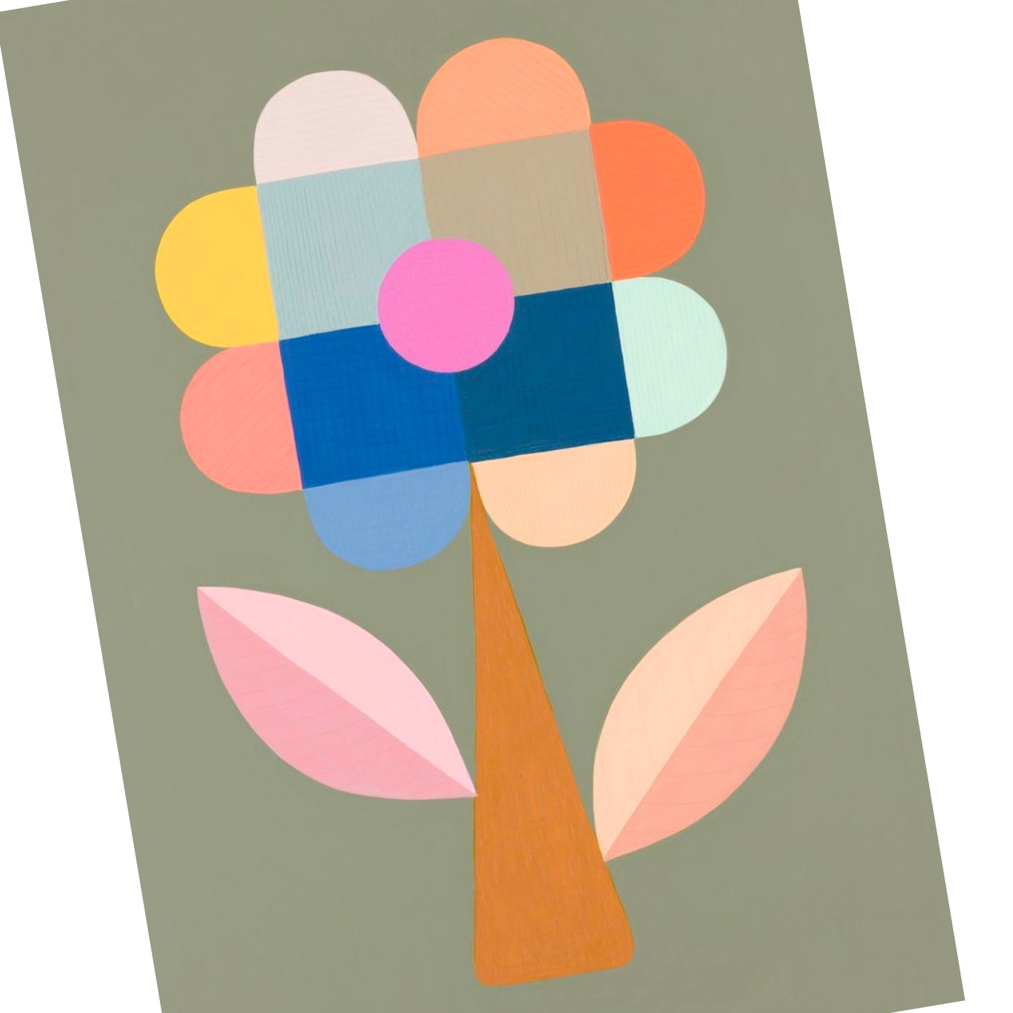 CLAIRE ISHINO- MEDIUM LIMITED EDITION A4 PRINTS- Confetti Flower