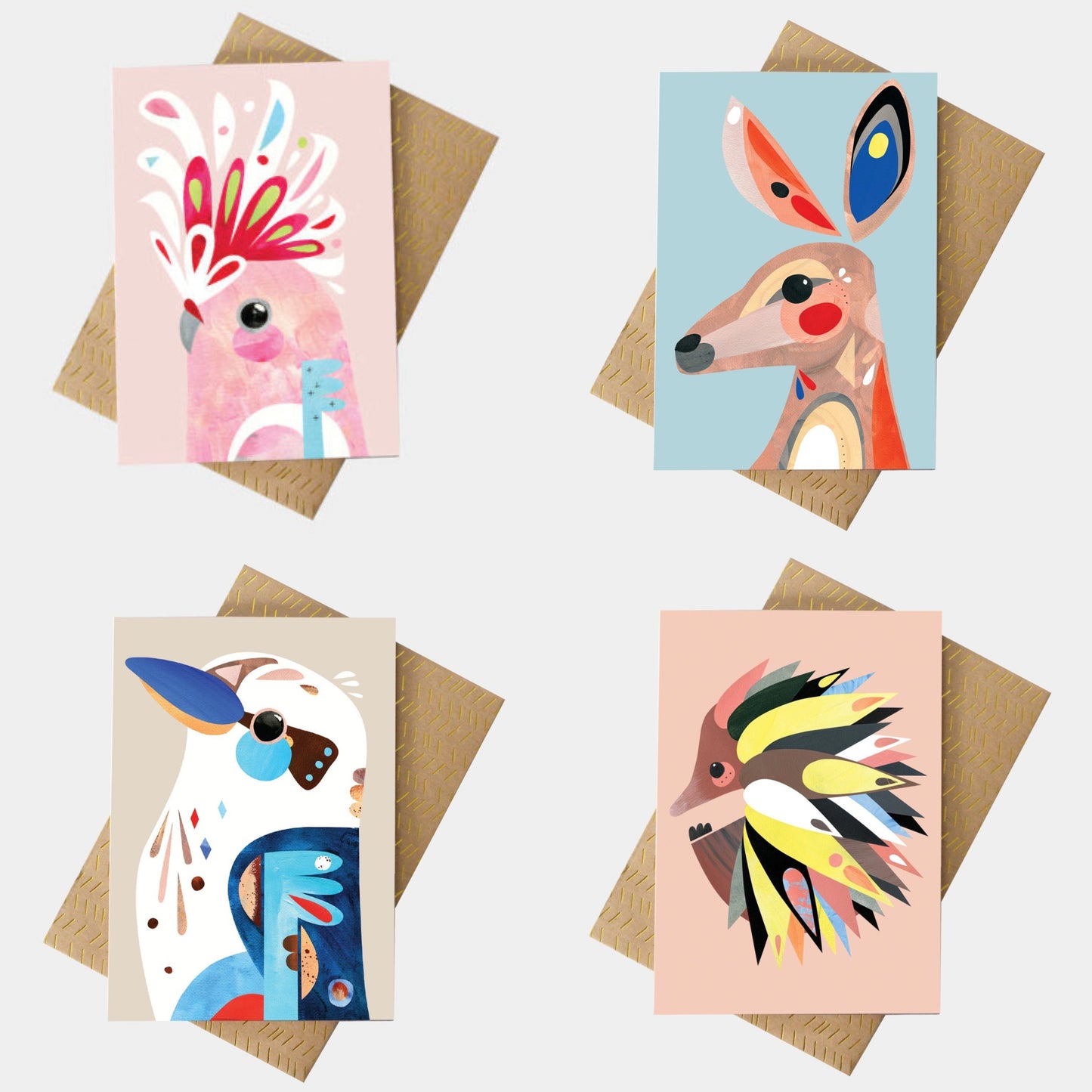 PETE CROMER - ECHIDNA GREETING CARD