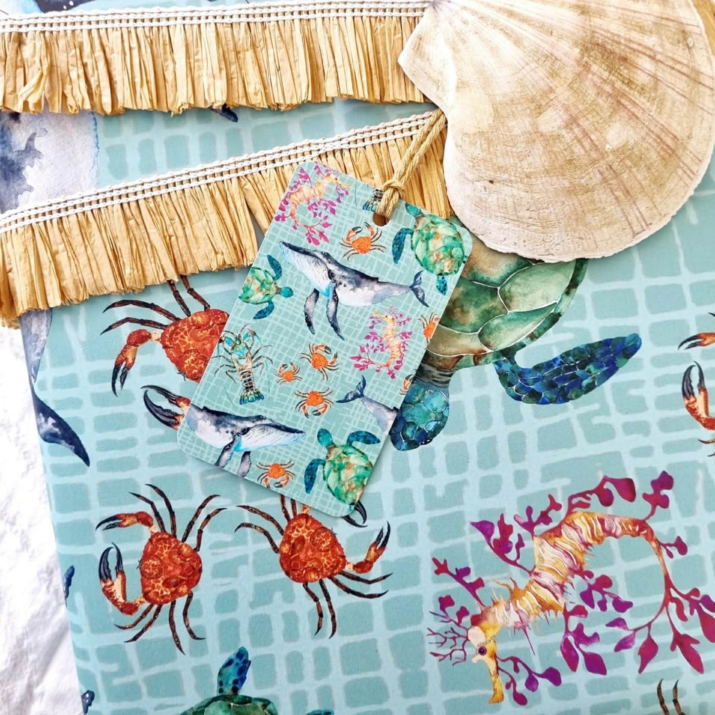 BOSA ART CO - "SEA LIFE"- Wrapping Paper