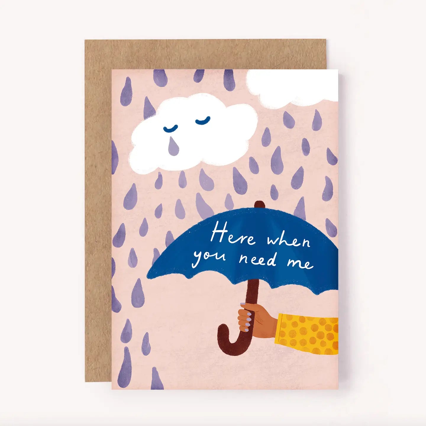 LAUREN SISSONS STUDIO- "Here When You Need Me" - Blank Greeting Card