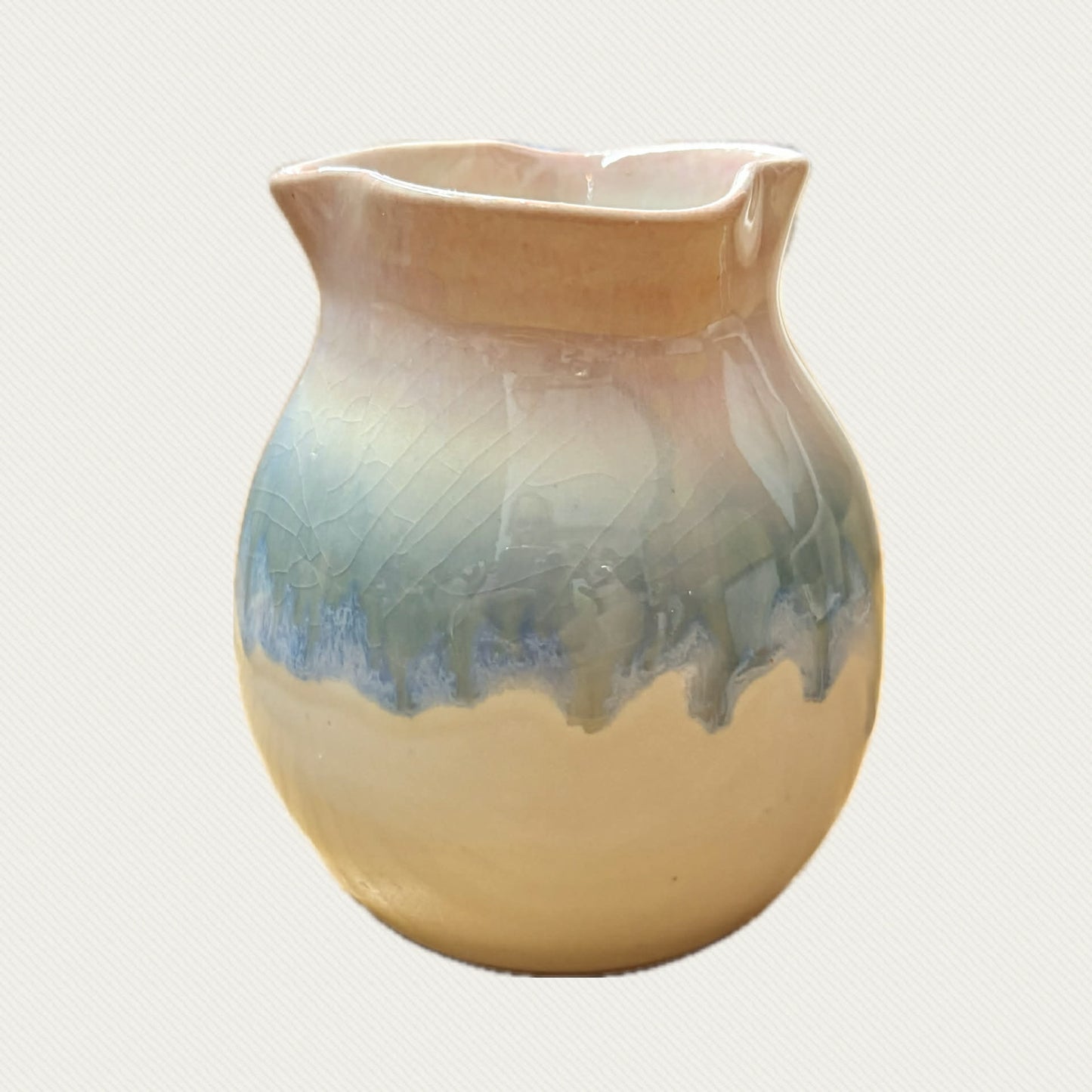EARTH BY HAND- Pink and Blue Drizzle Vase