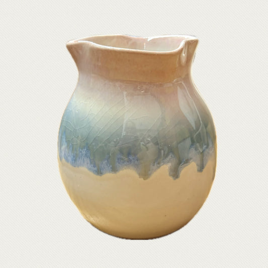EARTH BY HAND- Pink and Blue Drizzle Vase
