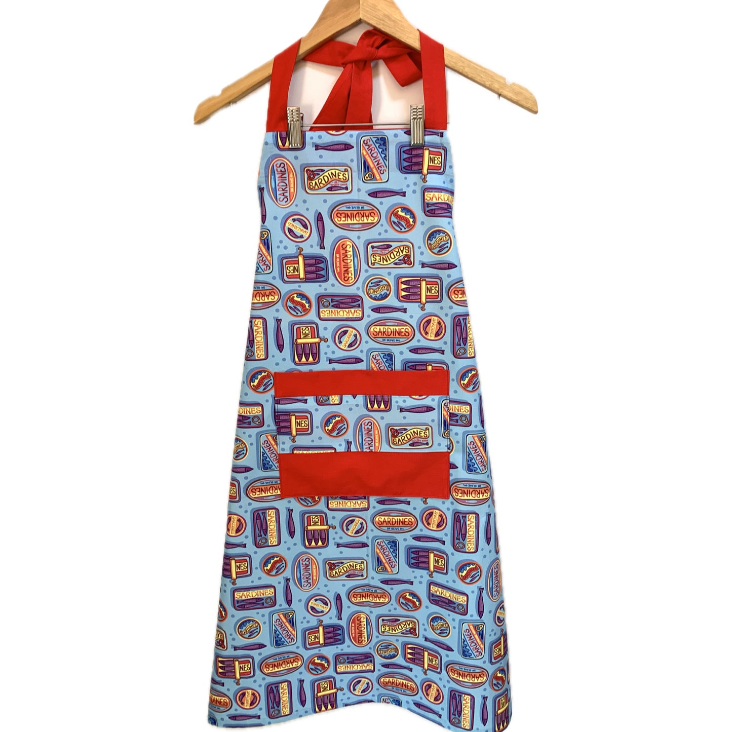 MUMMA WHOOPEE - "Sardines- With Red" APRON