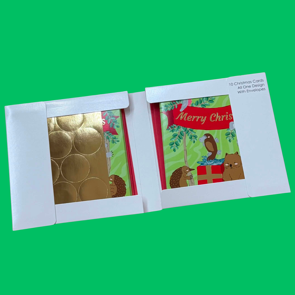 CANDLEBARK CREATIONS - "Merry Mates"- Box of 10 Cards