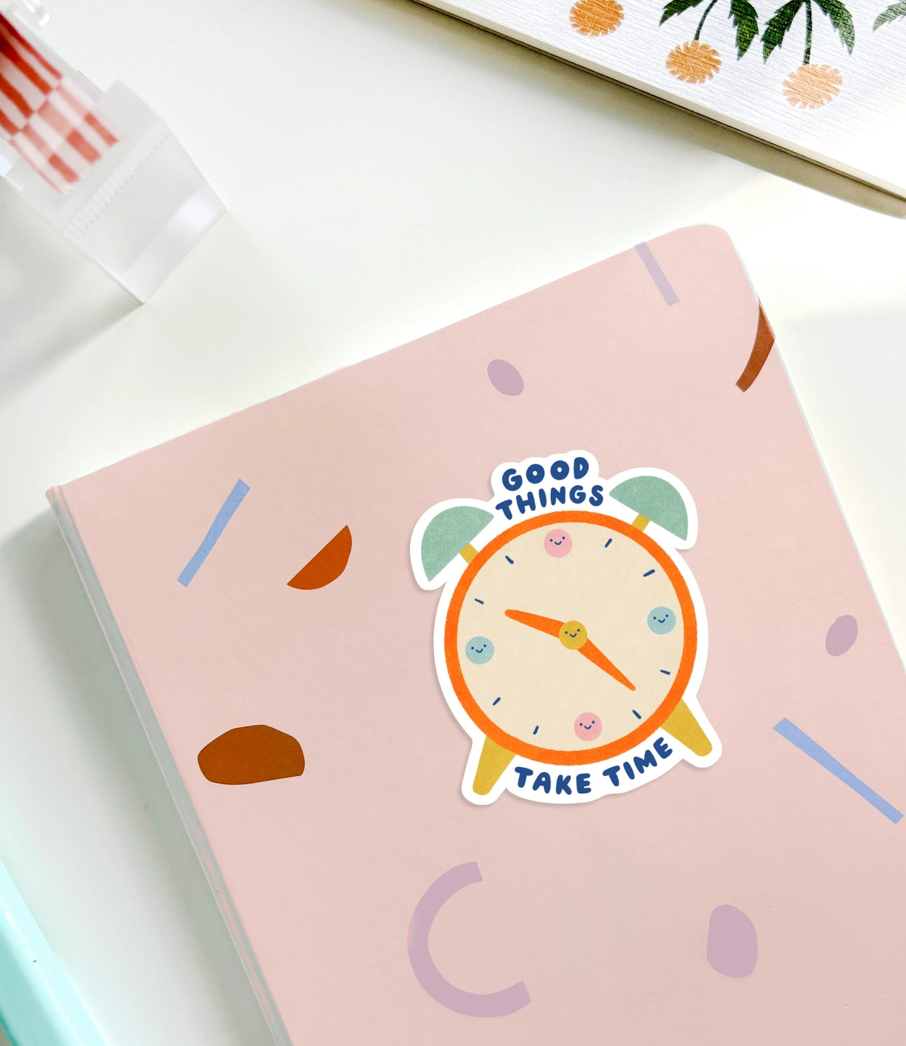 LAUREN SISSONS STUDIO- "Good Things Take Time" - Sticker