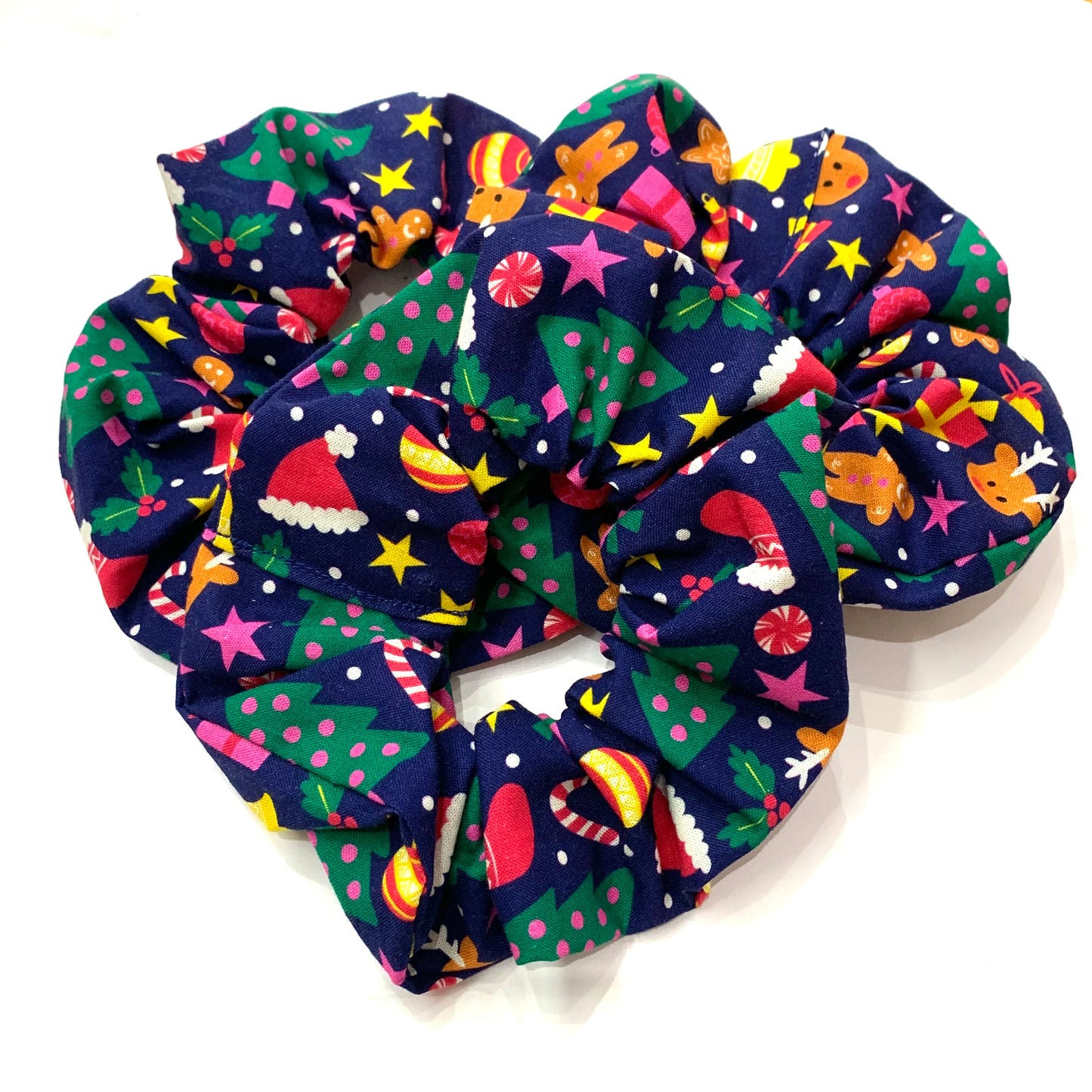 MUMMA WHOOPEE - Jumbo "JOLLY JUMBLE" Christmas Scrunchies