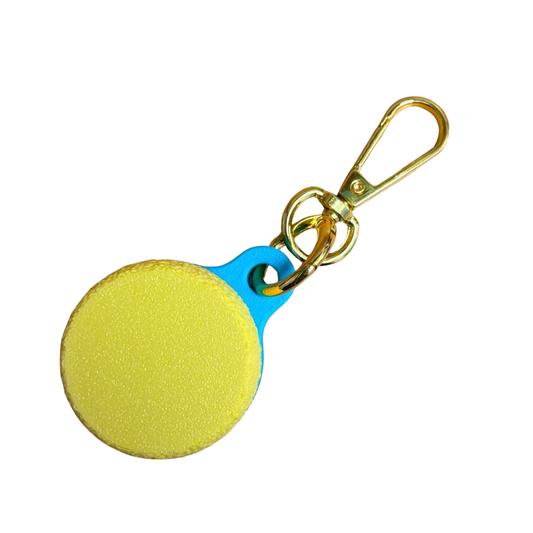 DWAYNSKI.3D - Yellow/Turquoise - Ring Holder Keychain