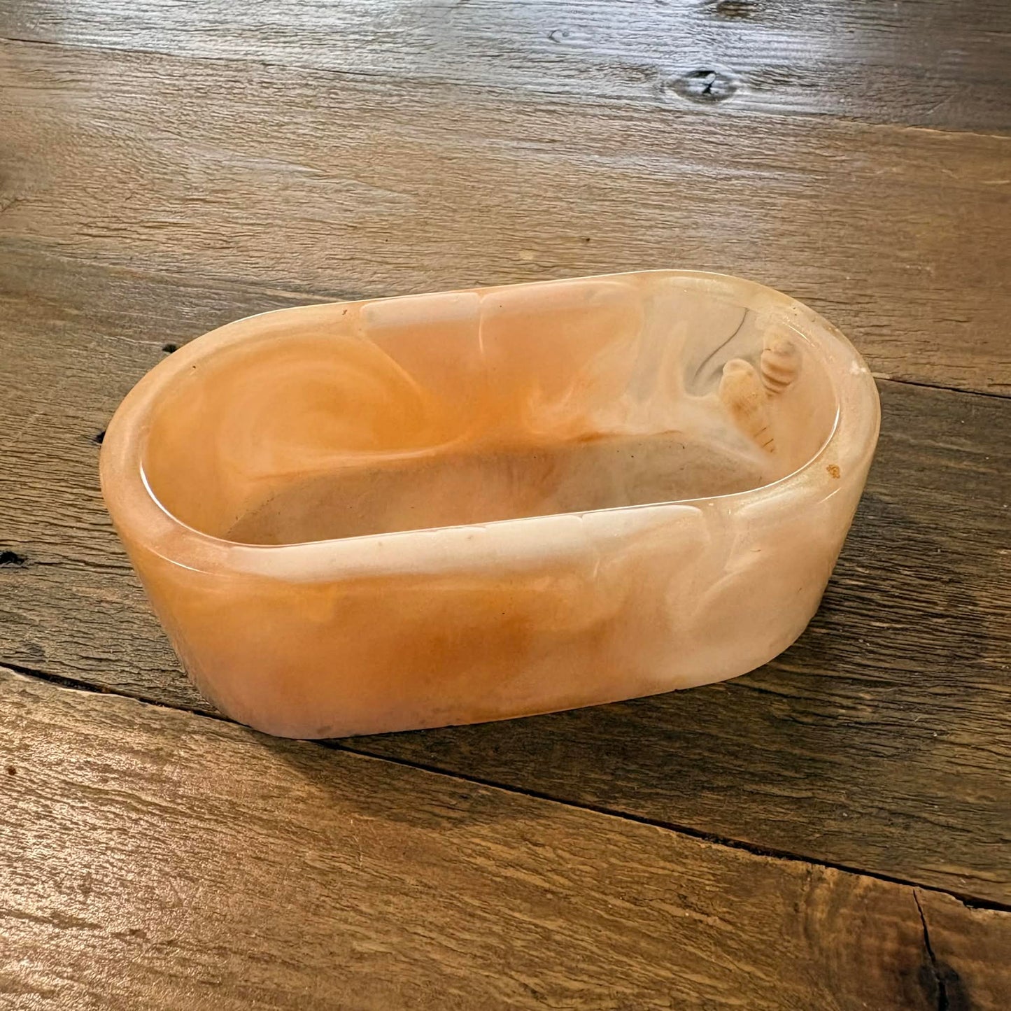 BRENDA STONE ART - Resin Oval Trinket Tray 1