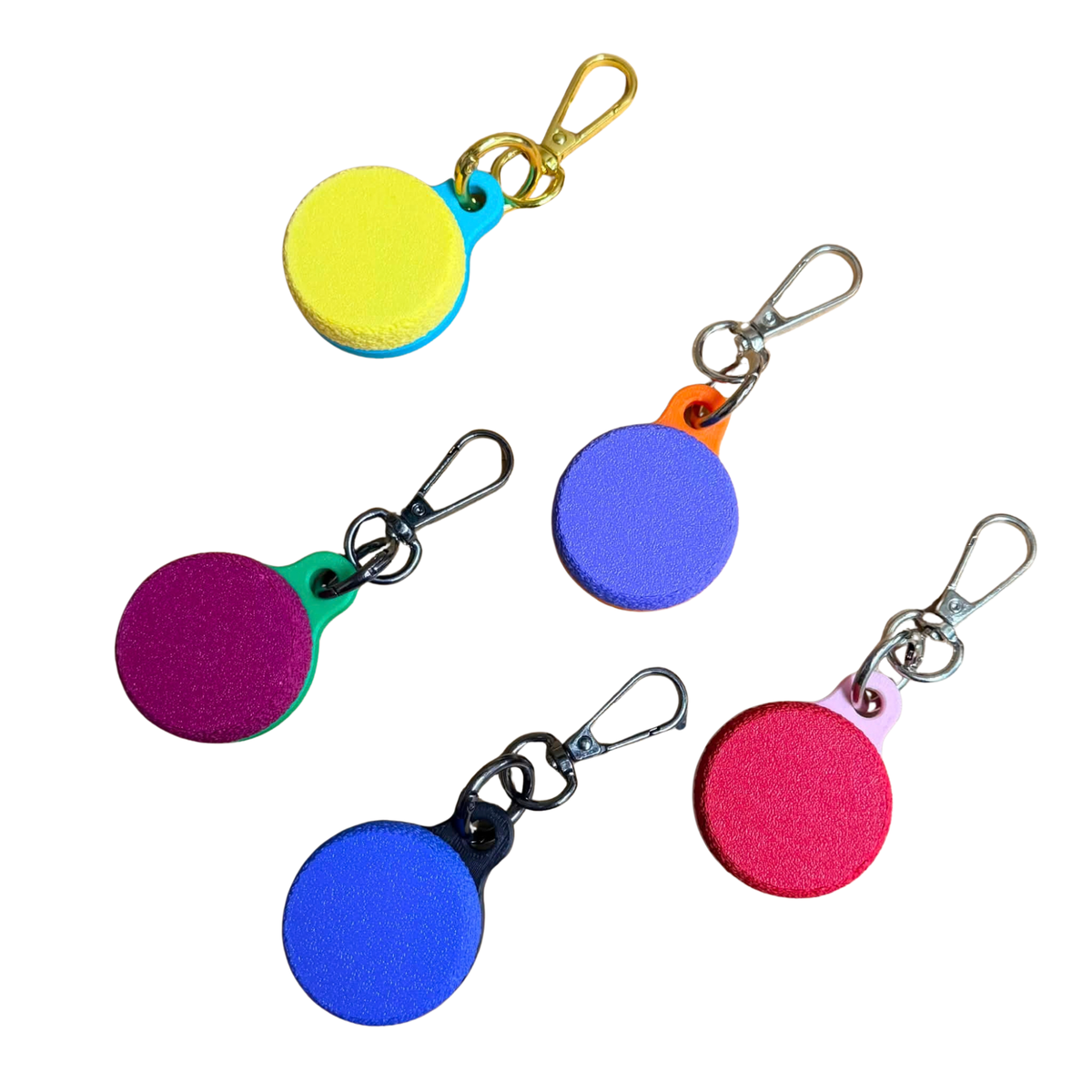 DWAYNSKI.3D - Wine/Green - Ring Holder Keychain