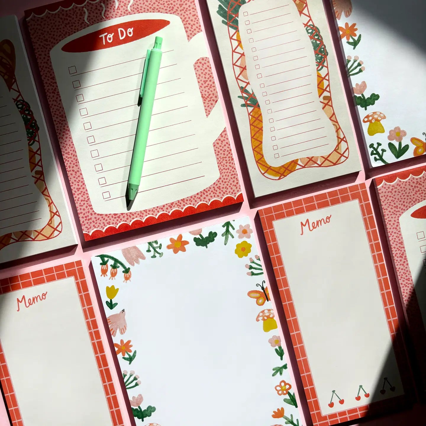LAUREN SISSONS STUDIO- "Shopping List" - Magnetic Notepad