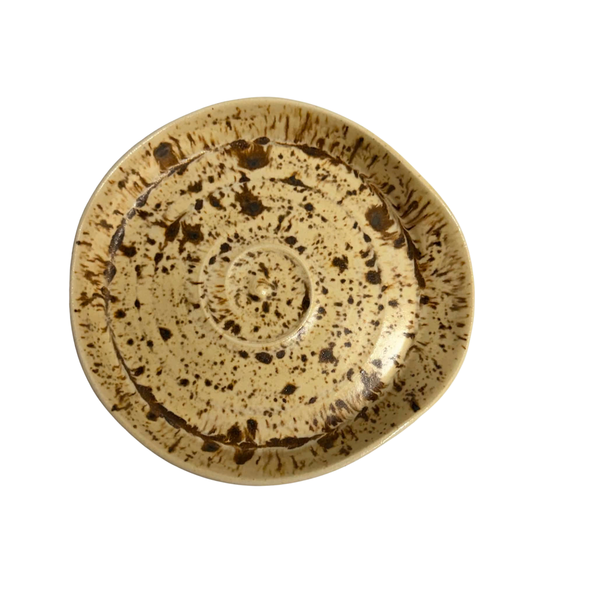 POTTERESS BY ALICIA - Spoon Rest - Brown Speckled