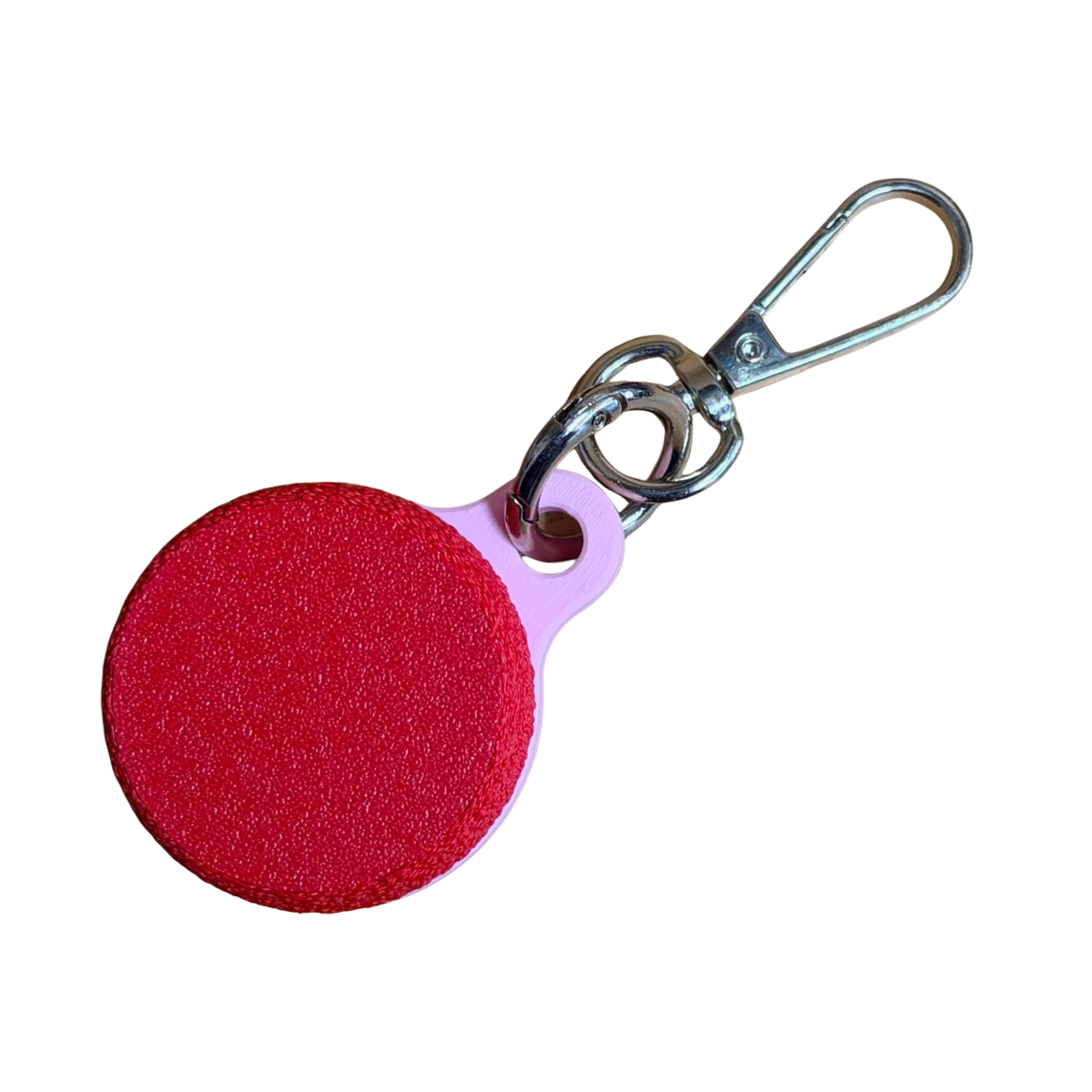 DWAYNSKI.3D - Pink/Red - Ring Holder Keychain