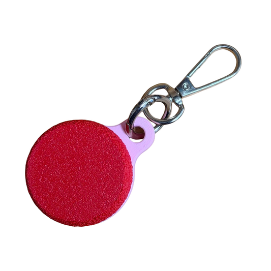 DWAYNSKI.3D - Pink/Red - Ring Holder Keychain