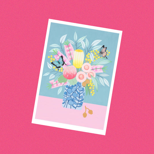 CLAIRE ISHINO- SMALL LIMITED EDITION A5 PRINTS- The Ulysses Butterfly