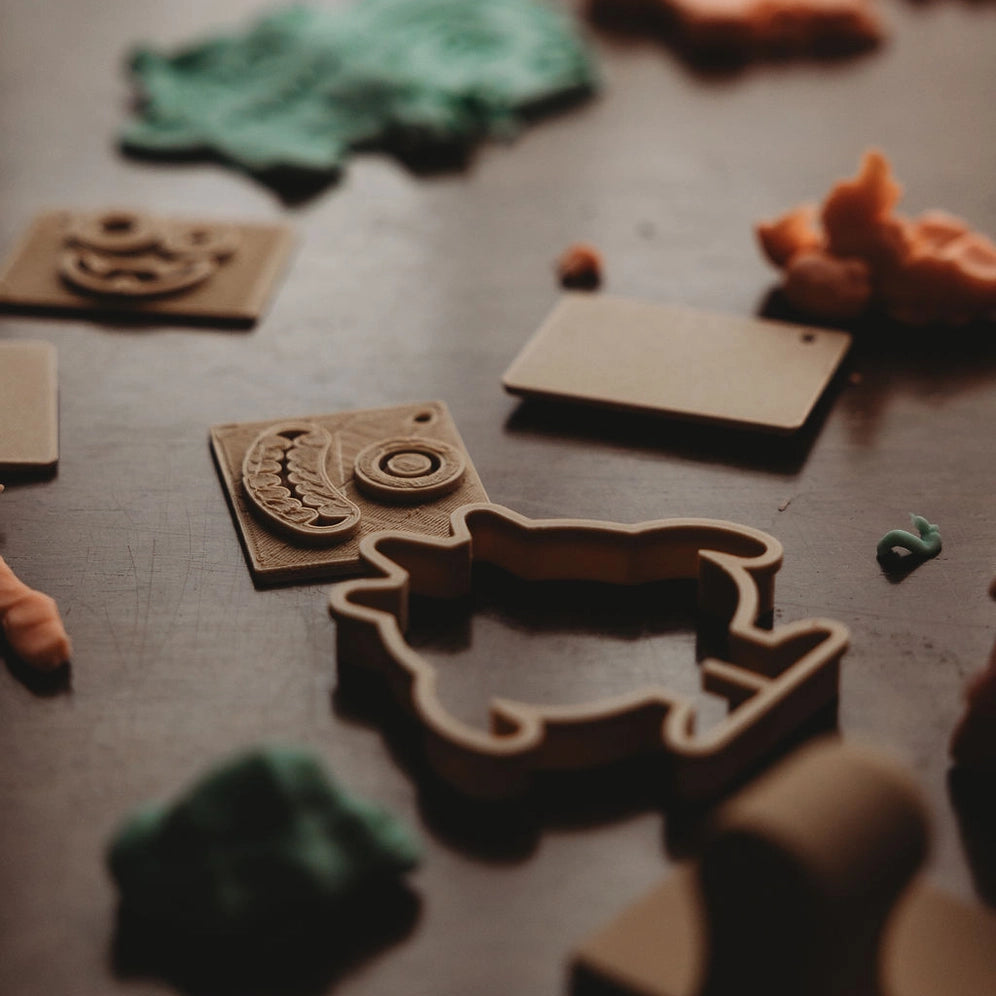 KINFOLK PANTRY- Monster Stamp Play Bundle - Eco Playdough Tools