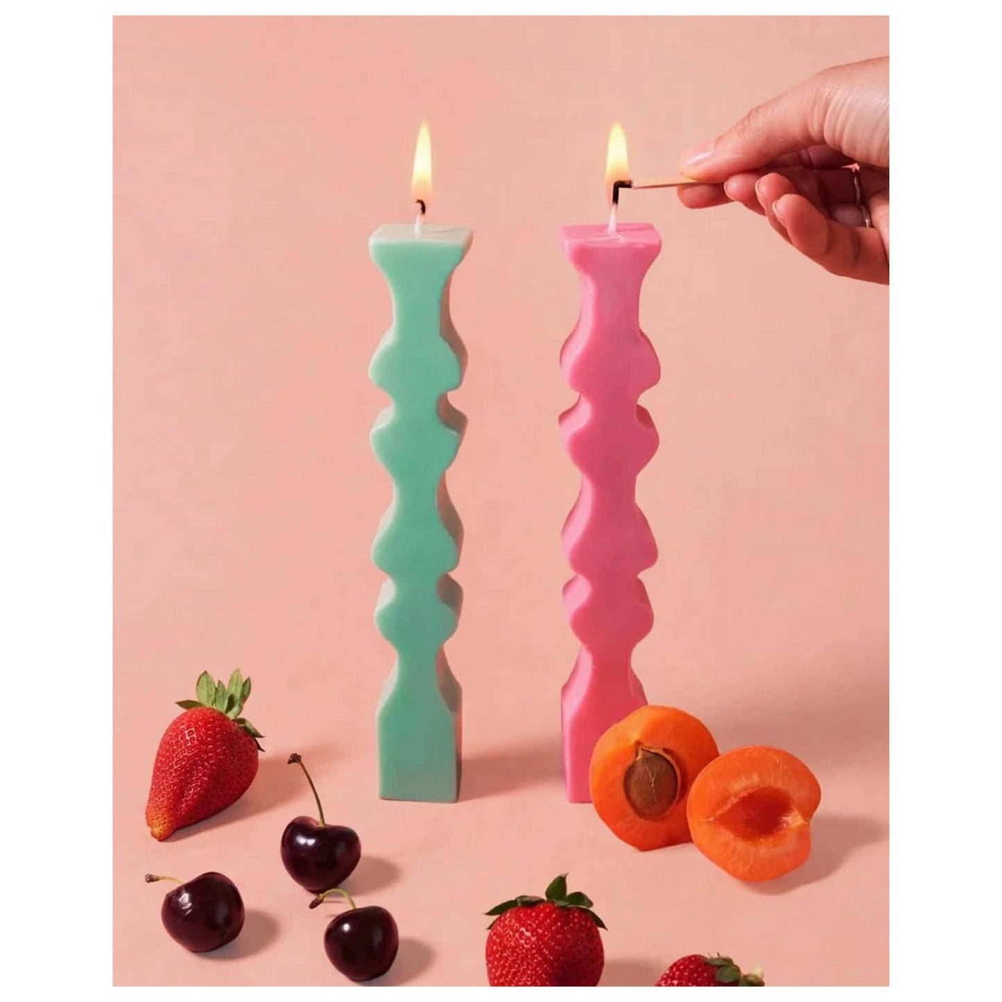 JOURNEY OF SOMETHING - Candle Making Kit - Make Your Own Wavy Candle sticks