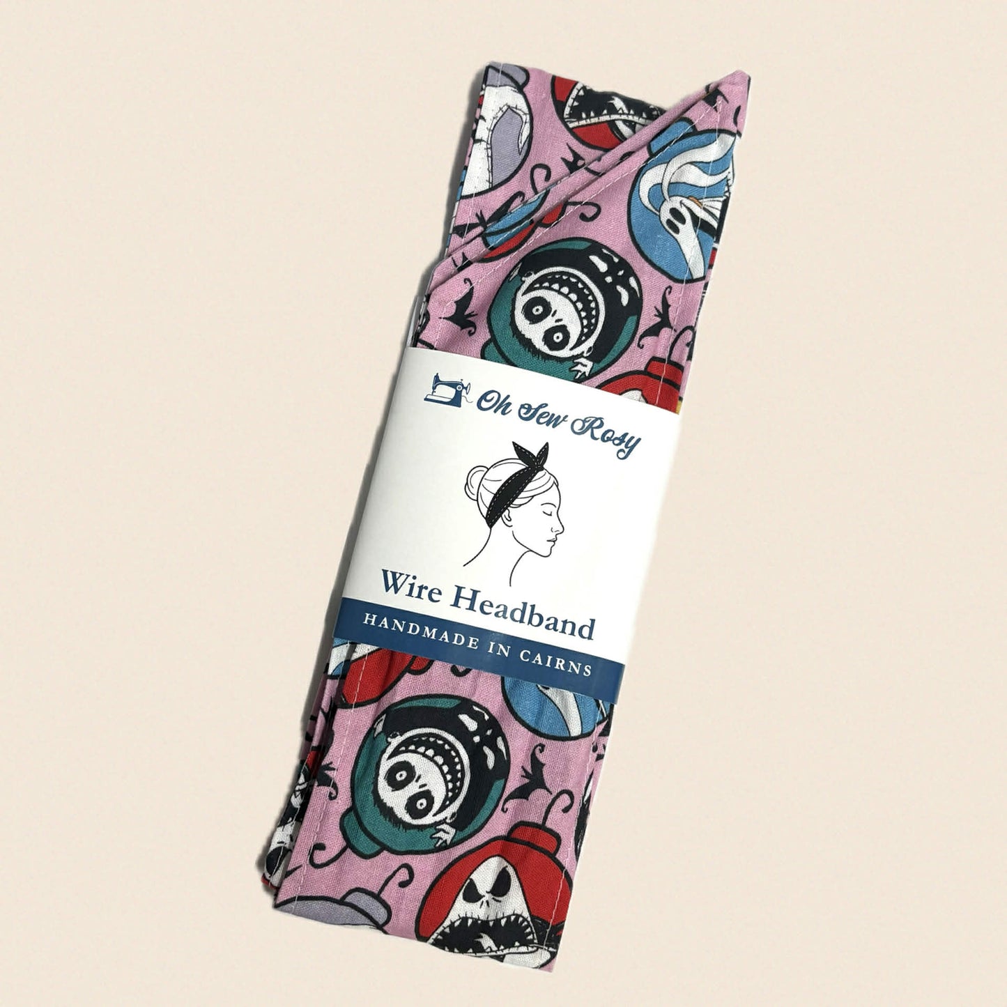 OH SEW ROSY: CHRISTMAS WIRE HEADBAND - Nightmare Before Christmas