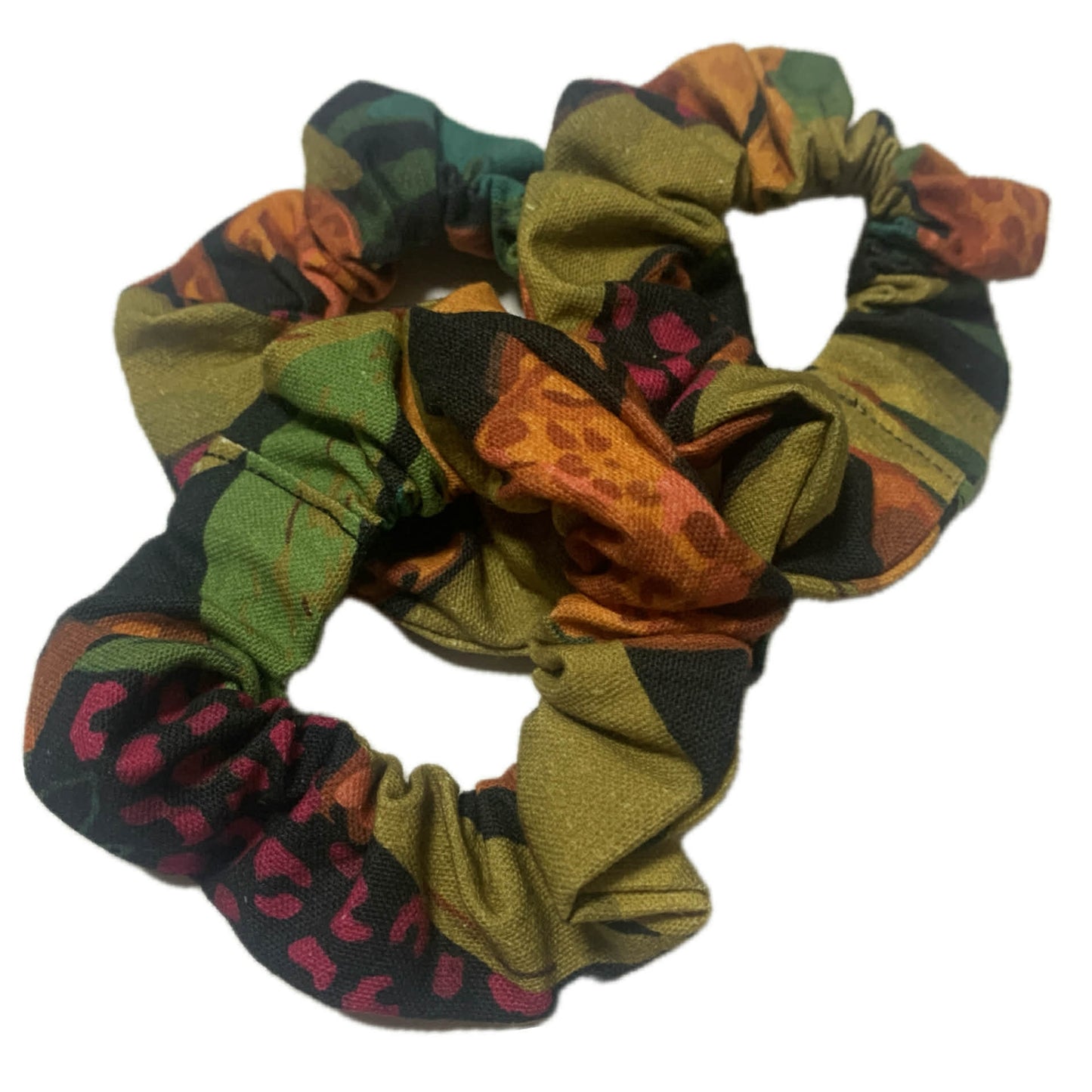 MUMMA WHOOPEE - "Jungle Cats" REGULAR SCRUNCHIES