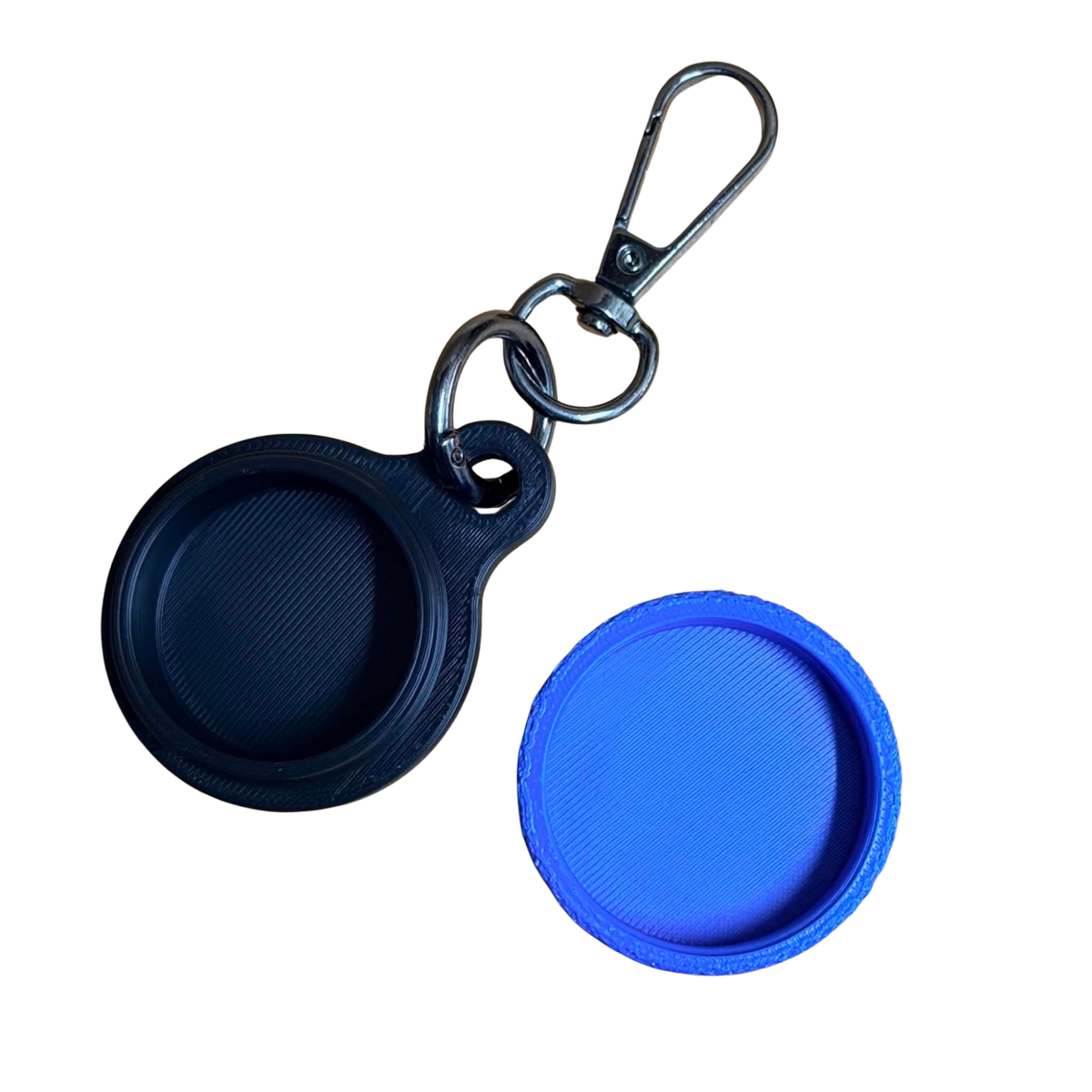 DWAYNSKI.3D - Royal Blue/Black - Ring Holder Keychain