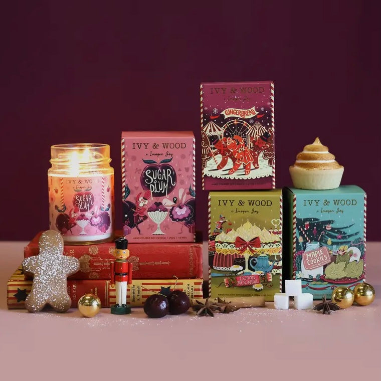 IVY & WOOD - "Sugar Plum"-Limited Edition Christmas Candle